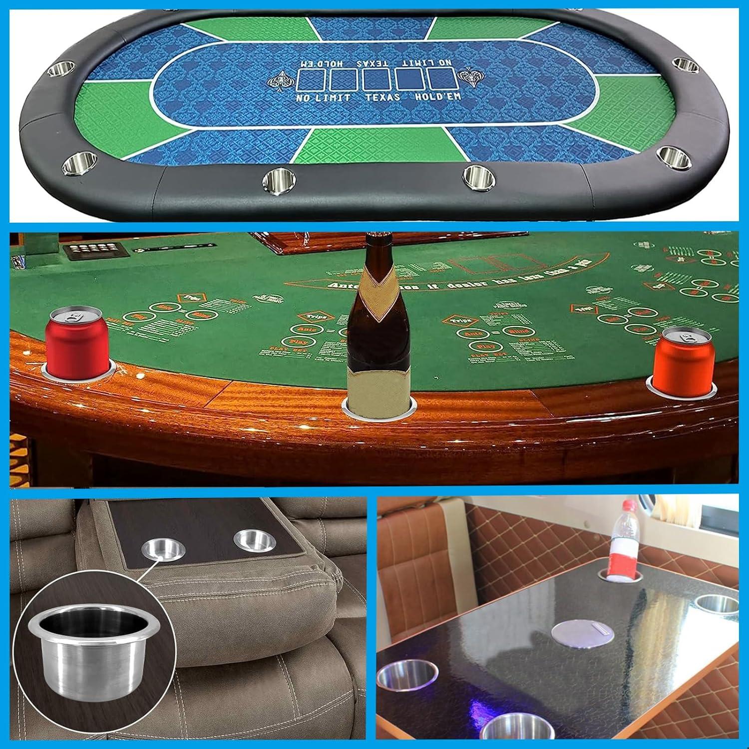 Set de 4 Soportes para Vaso ISURE MARINE Acero Inoxidable