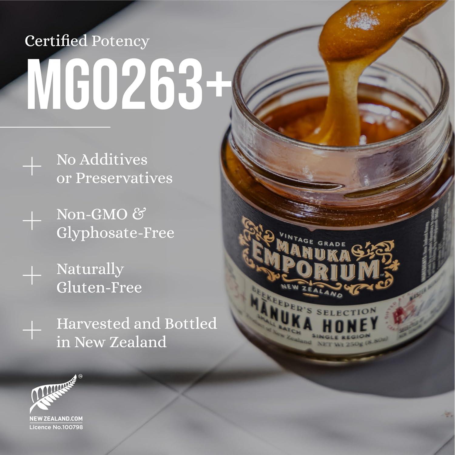 Miel Manuka Emporium MGO 263+ Cruda 250g - Bienestar Diario