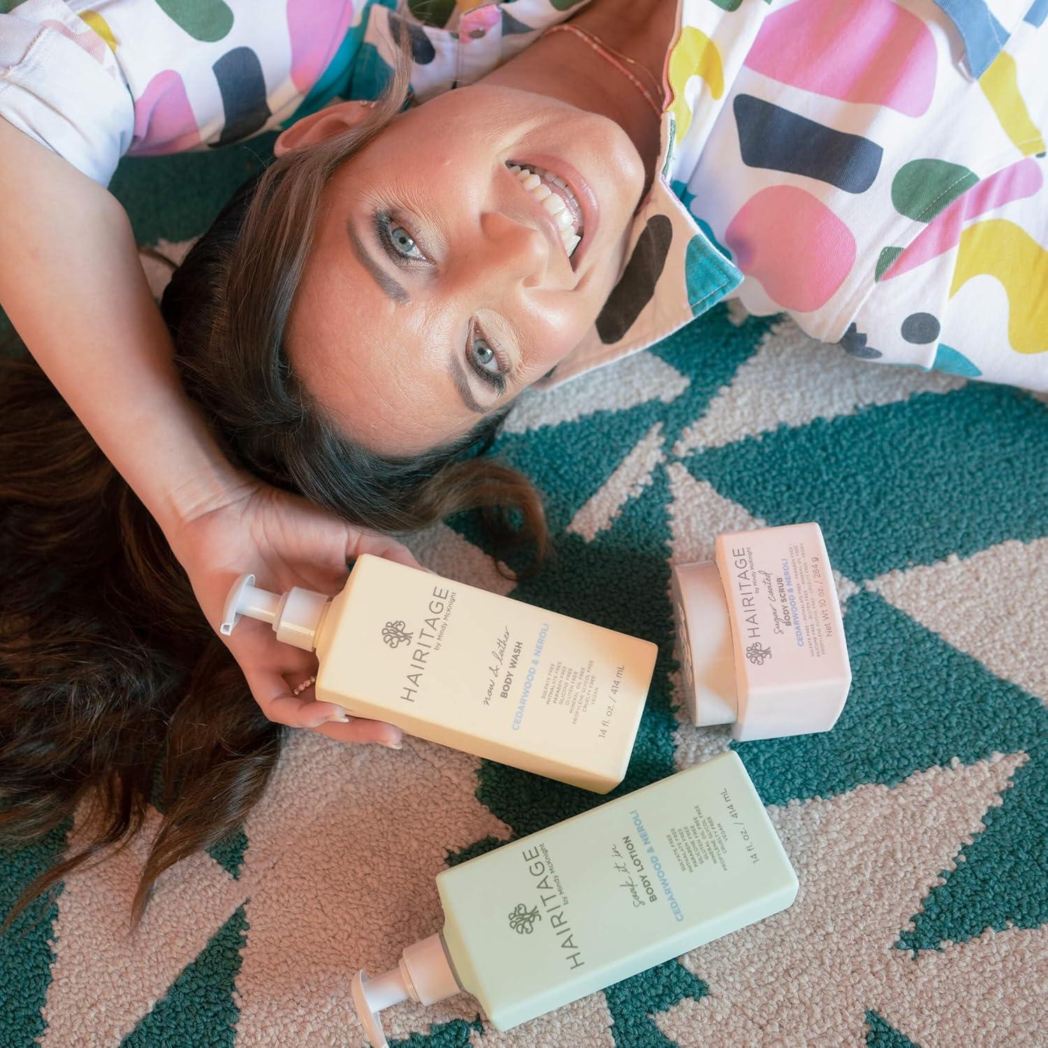 Loción Corporal Hidratante Hairitage 414 ml - Madera de Cedro y Neroli - Niacinamida y Aceite de Jojoba