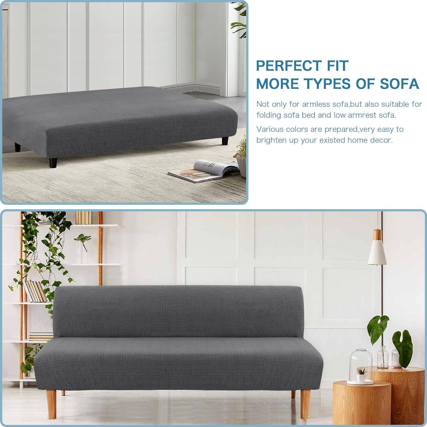 Funda de Sofá Impermeable H.VERSAILTEX Gris Carbón 100%