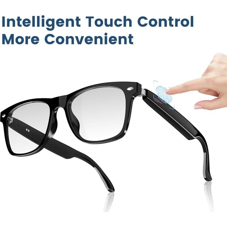 Gafas de Traducción Inteligente Piluyaa E13 Bluetooth Negro