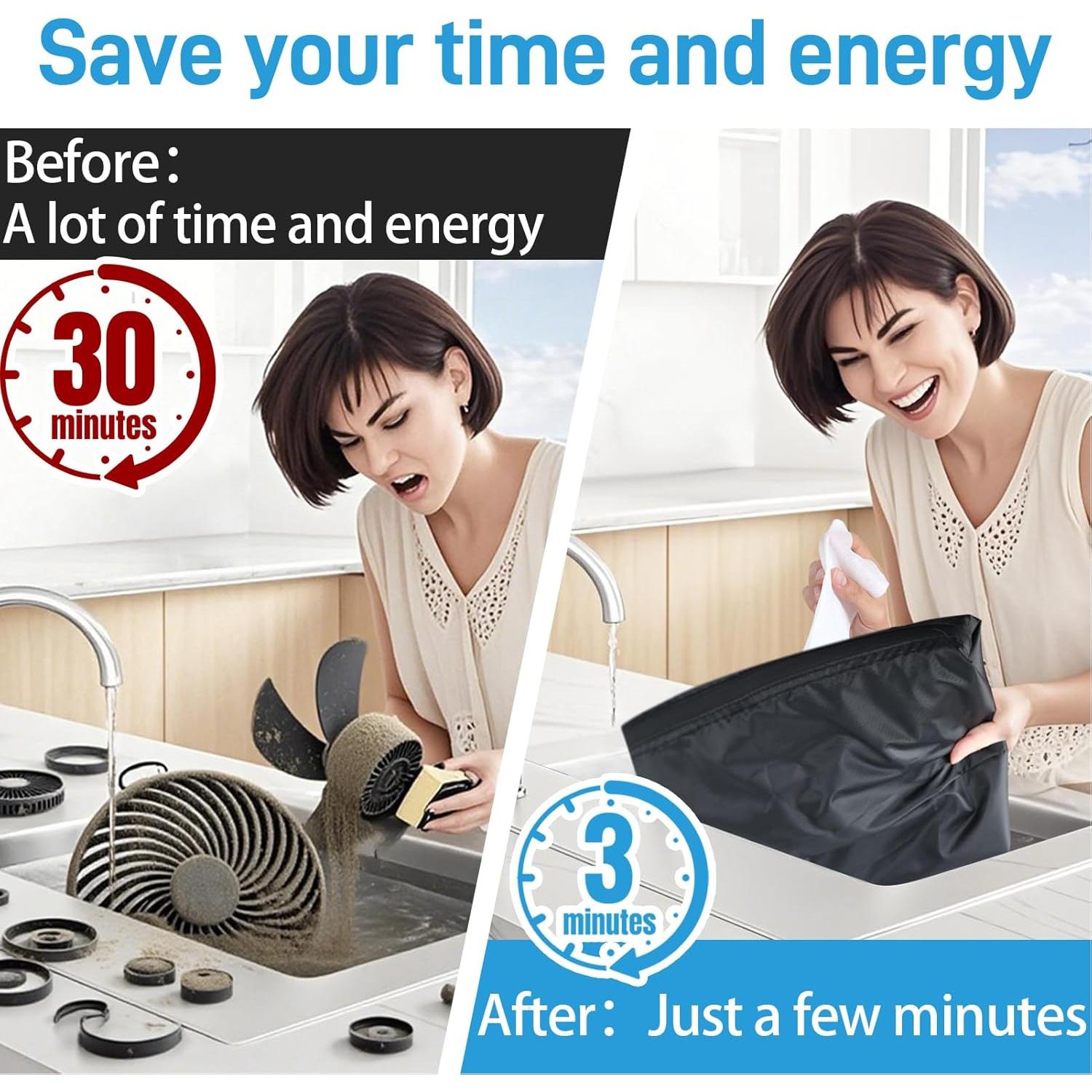 Cubierta Antipolvo para Ventilador Dreo Shark 38 cm Negra