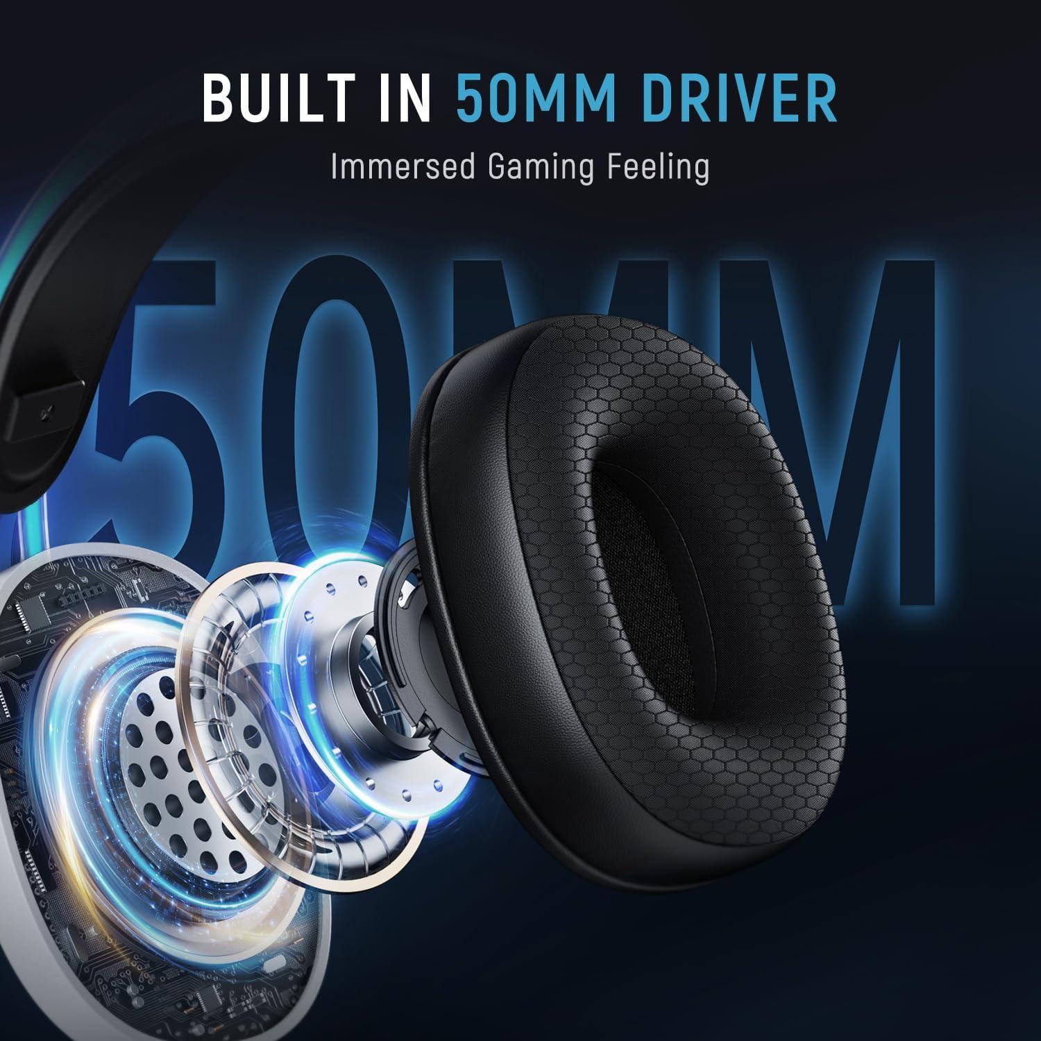 Auricular Gaming Buwnia G5000 Inalámbrico con Micrófono