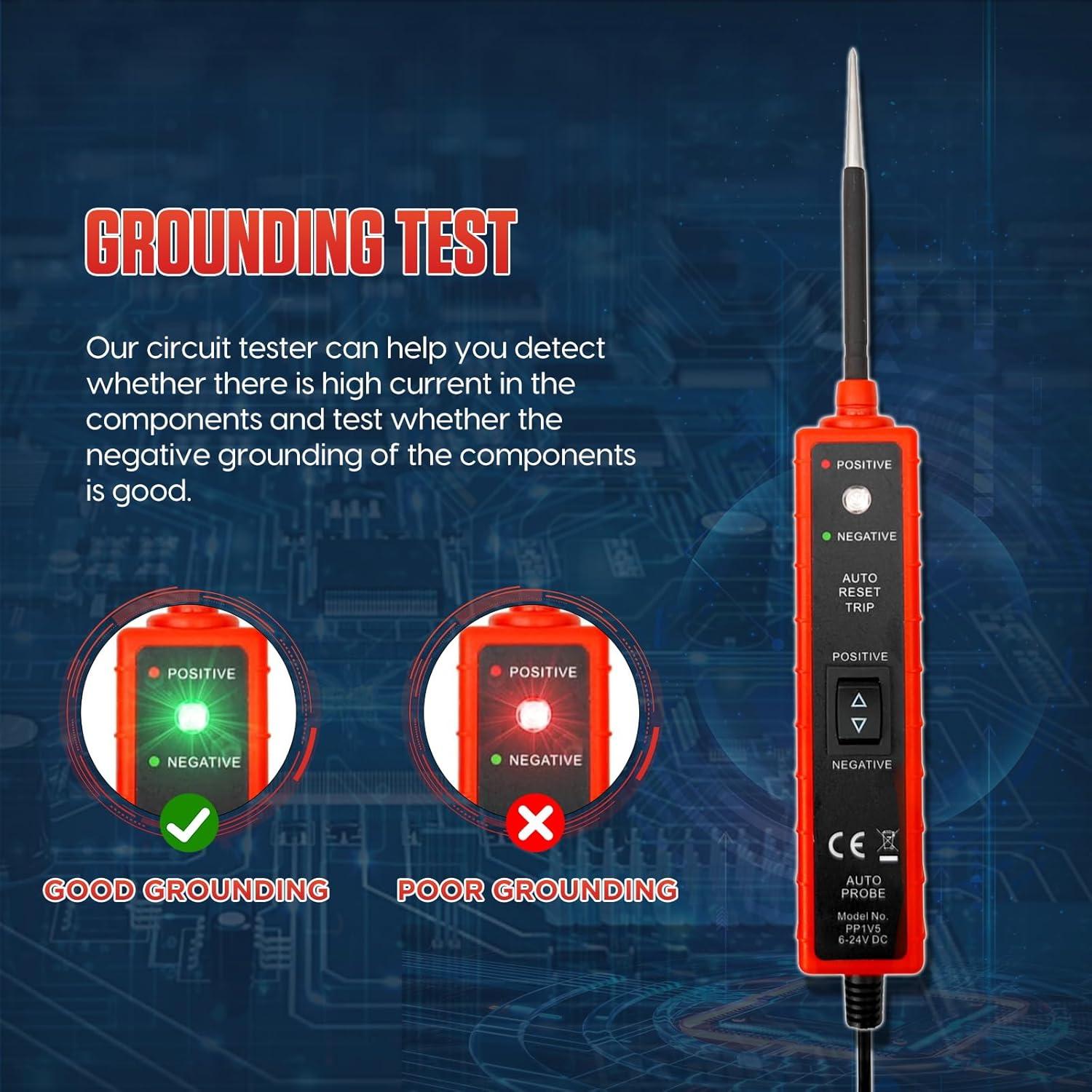 Probador de Circuito MR CARTOOL R50 6V-24V con Protección