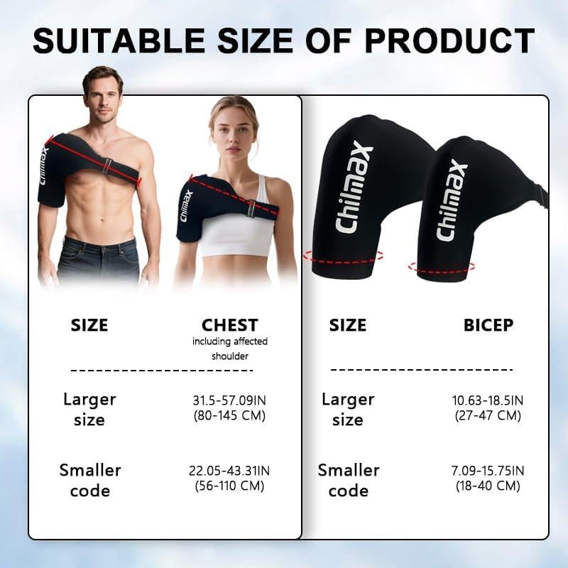 Funda de Hielo para Hombro Chimax Grande - Terapia Frío-Calor