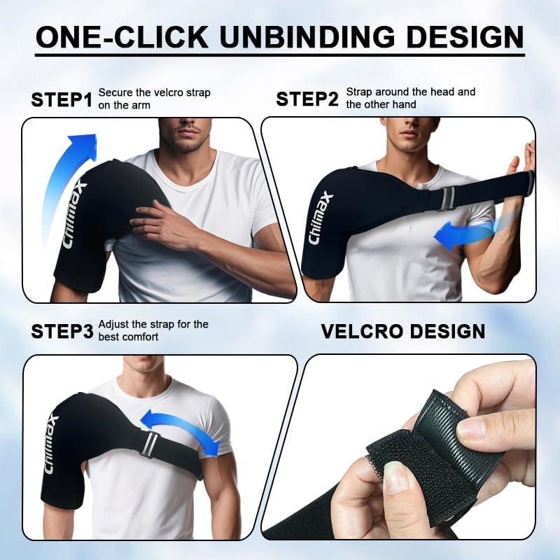 Funda de Hielo para Hombro Chimax Grande - Terapia Frío-Calor
