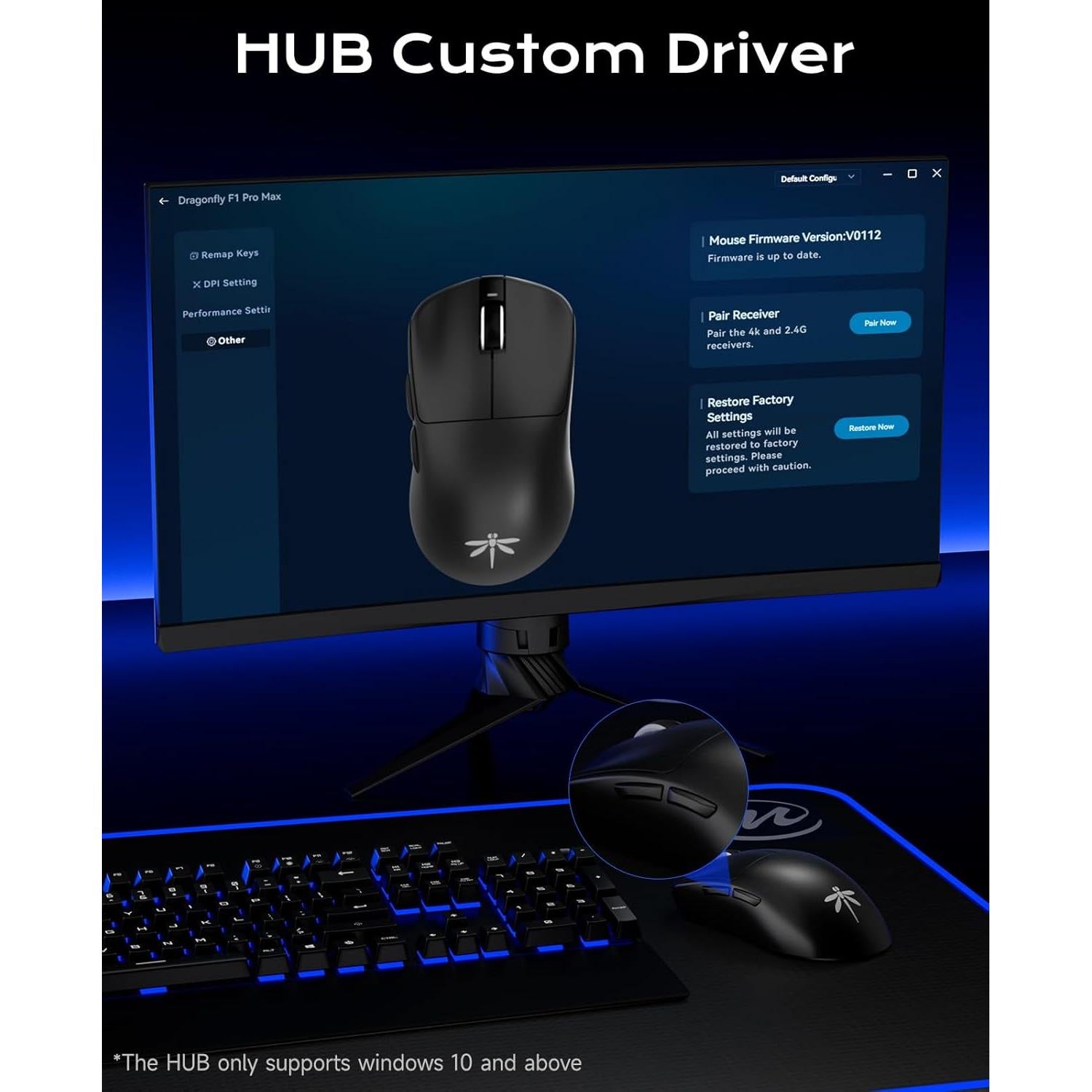 Ratón Inalámbrico para Juegos VGN F1 Pro Max 55g 26000 DPI