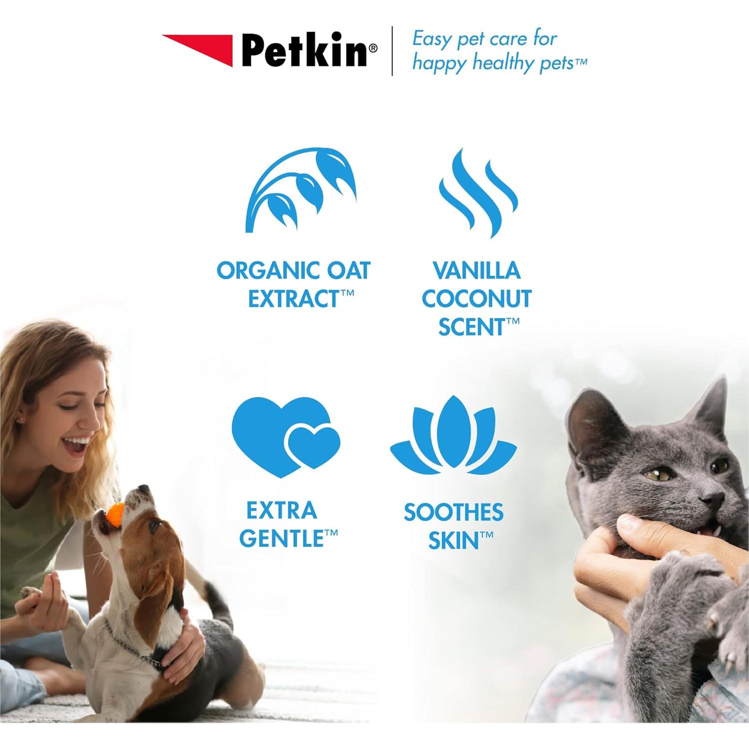 Toallitas para Mascotas Petkin 100 Unidades 17.78x27.94 cm