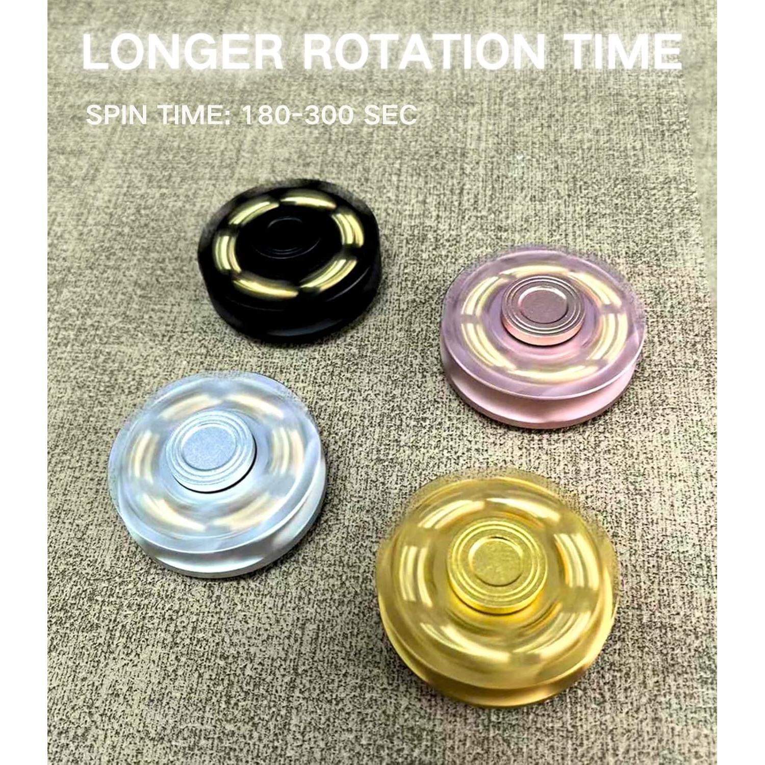 Spinner de Metal Aleado ZROFULL 2 Pcs Alivio Estrés 76.2 g