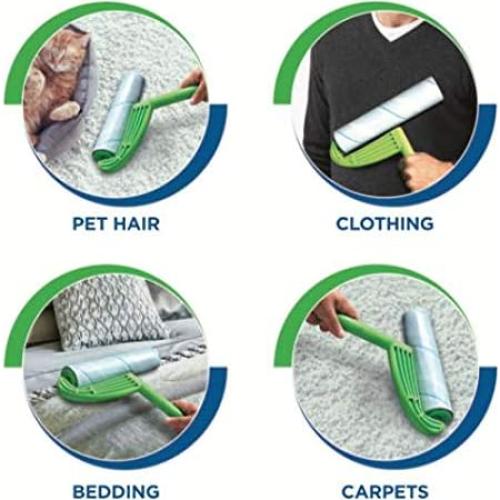 Rellenos Rodillo Quitapelusas Leo Mega 6 Rollos 300 Hojas