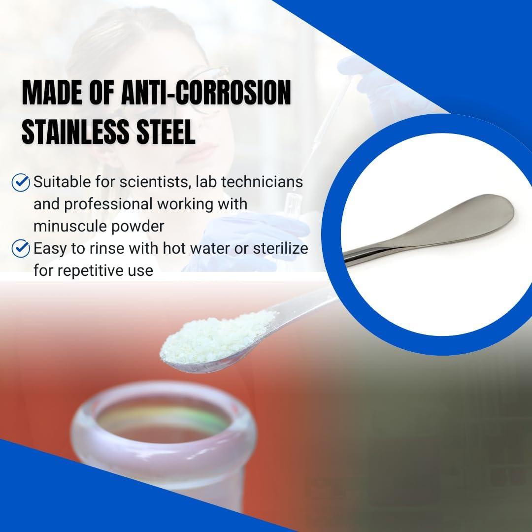 Cuchara plana de acero inoxidable IMED 20.32 cm para laboratorio