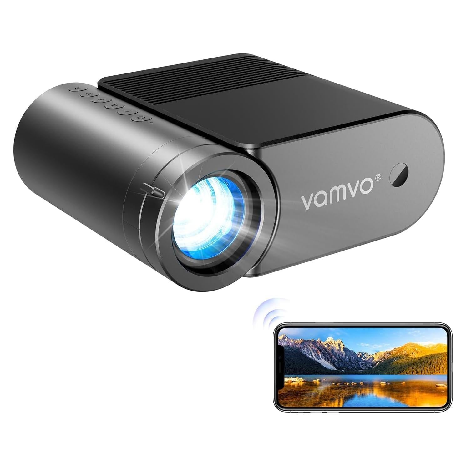 Proyector portátil Vamvo VF320 WiFi 1080P 200" cine en casa