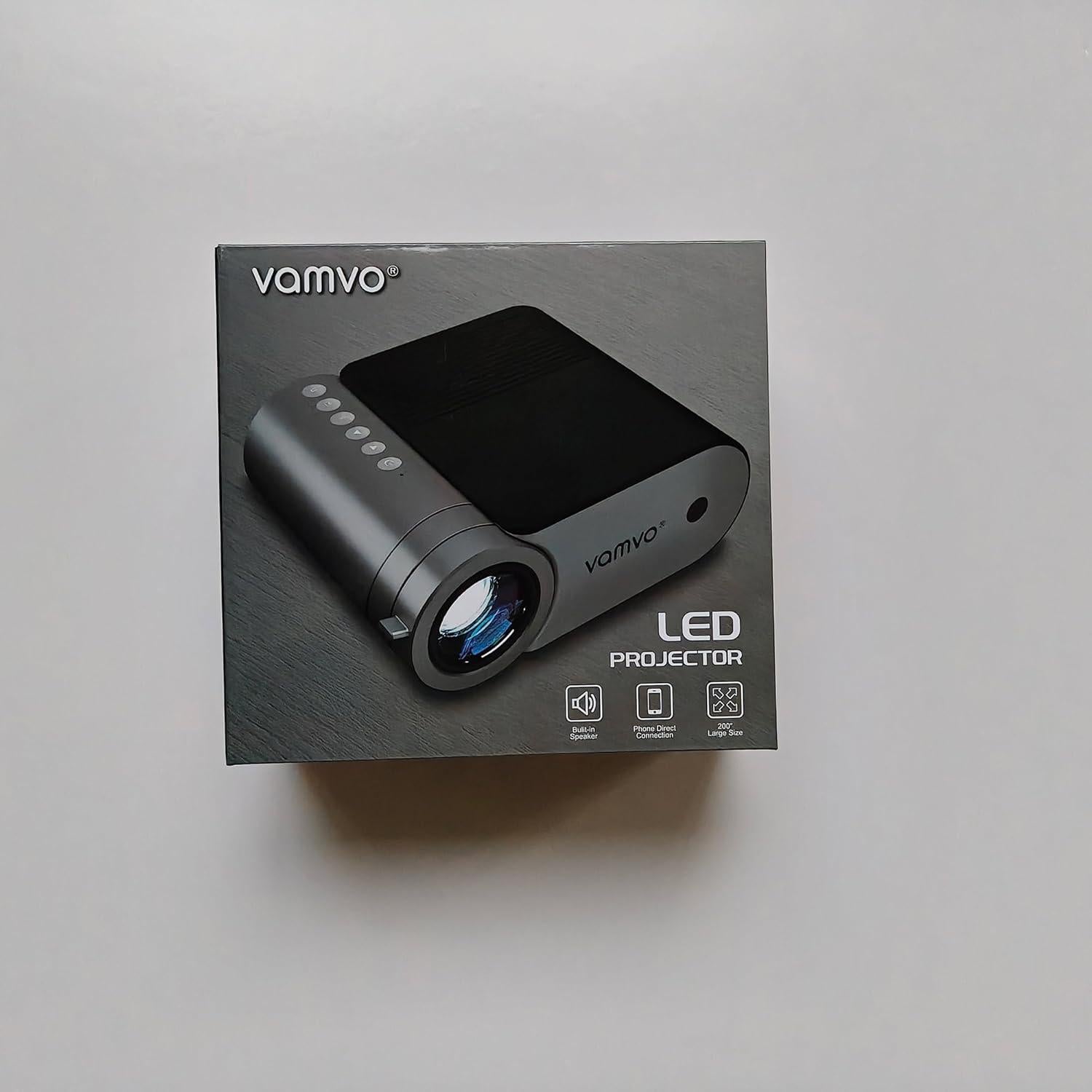 Proyector portátil Vamvo VF320 WiFi 1080P 200" cine en casa