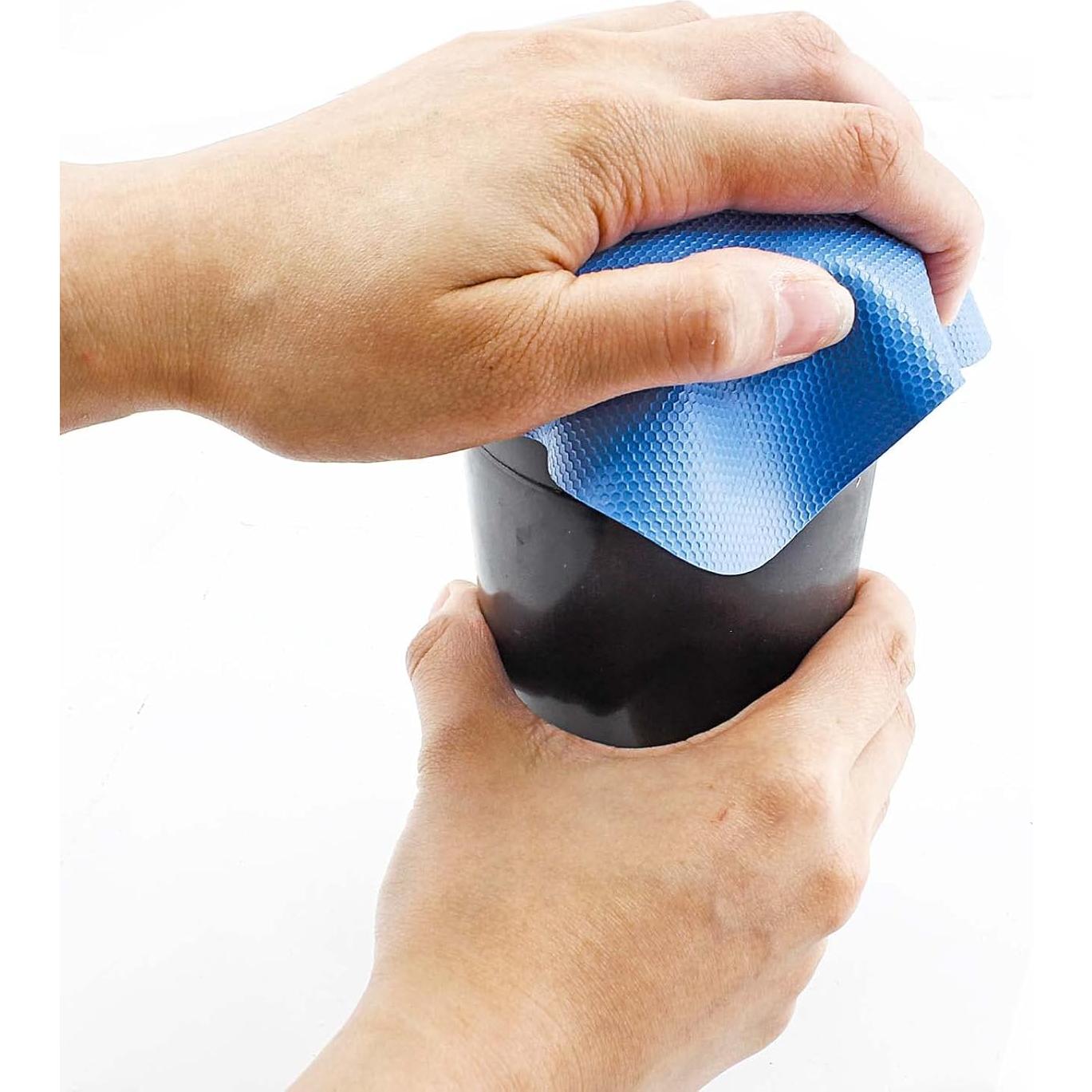 4 Almohadillas Antideslizantes Jiozermi para Abrir Tarros - Goma