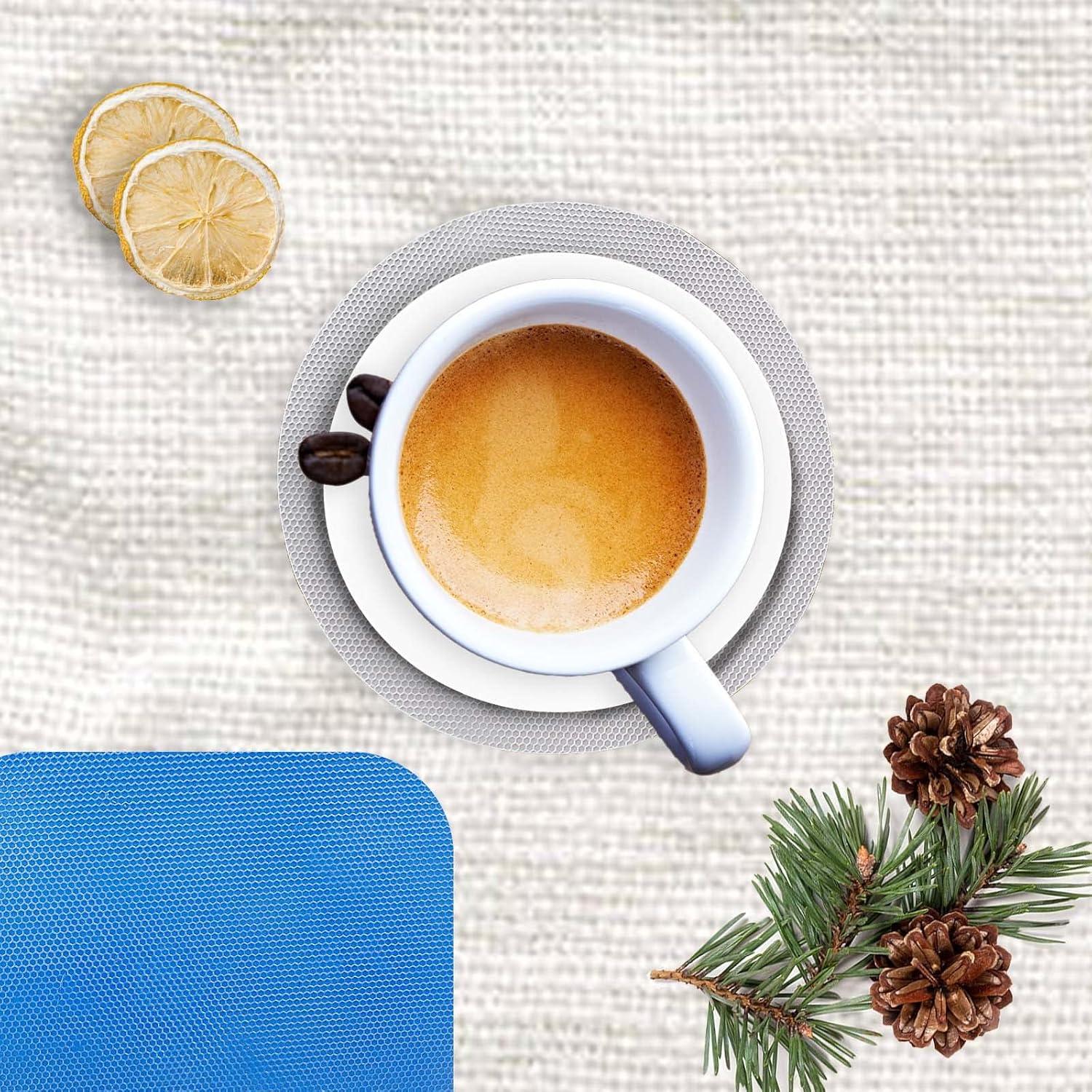 4 Almohadillas Antideslizantes Jiozermi para Abrir Tarros - Goma