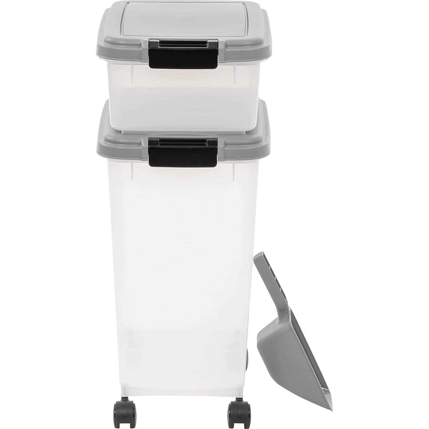 Contenedor de Almacenamiento de Comida para Perros Amazon Basics 3 Piezas