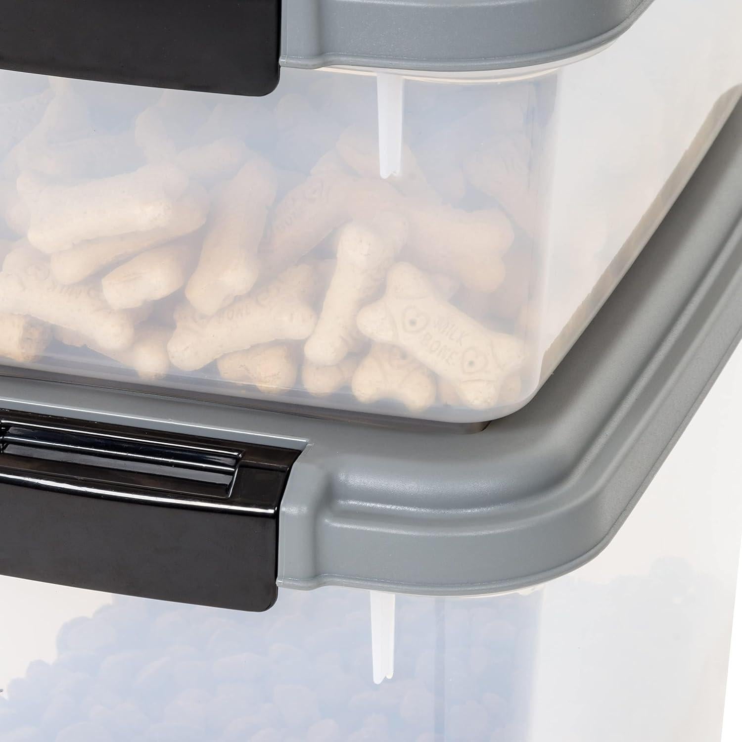 Contenedor de Almacenamiento de Comida para Perros Amazon Basics 3 Piezas