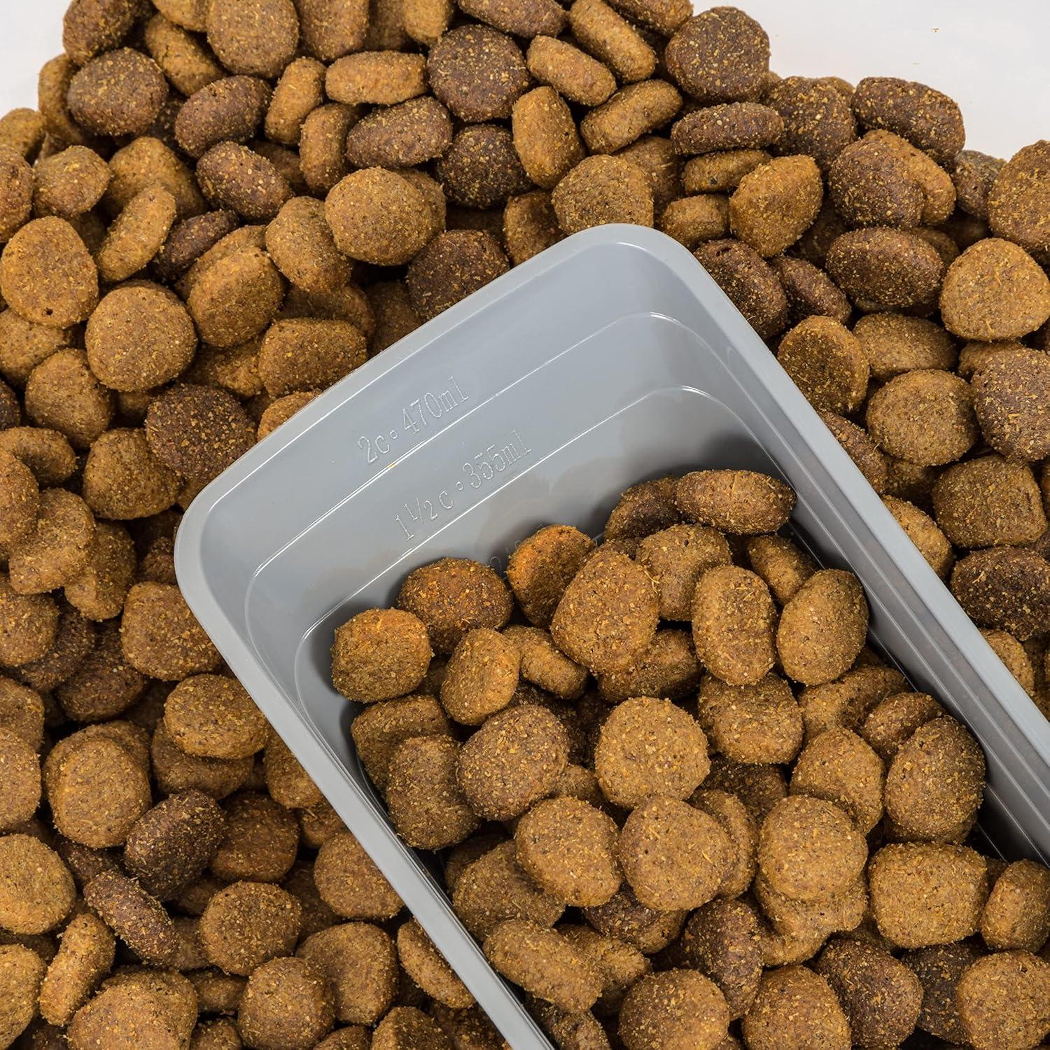 Contenedor de Almacenamiento de Comida para Perros Amazon Basics 3 Piezas