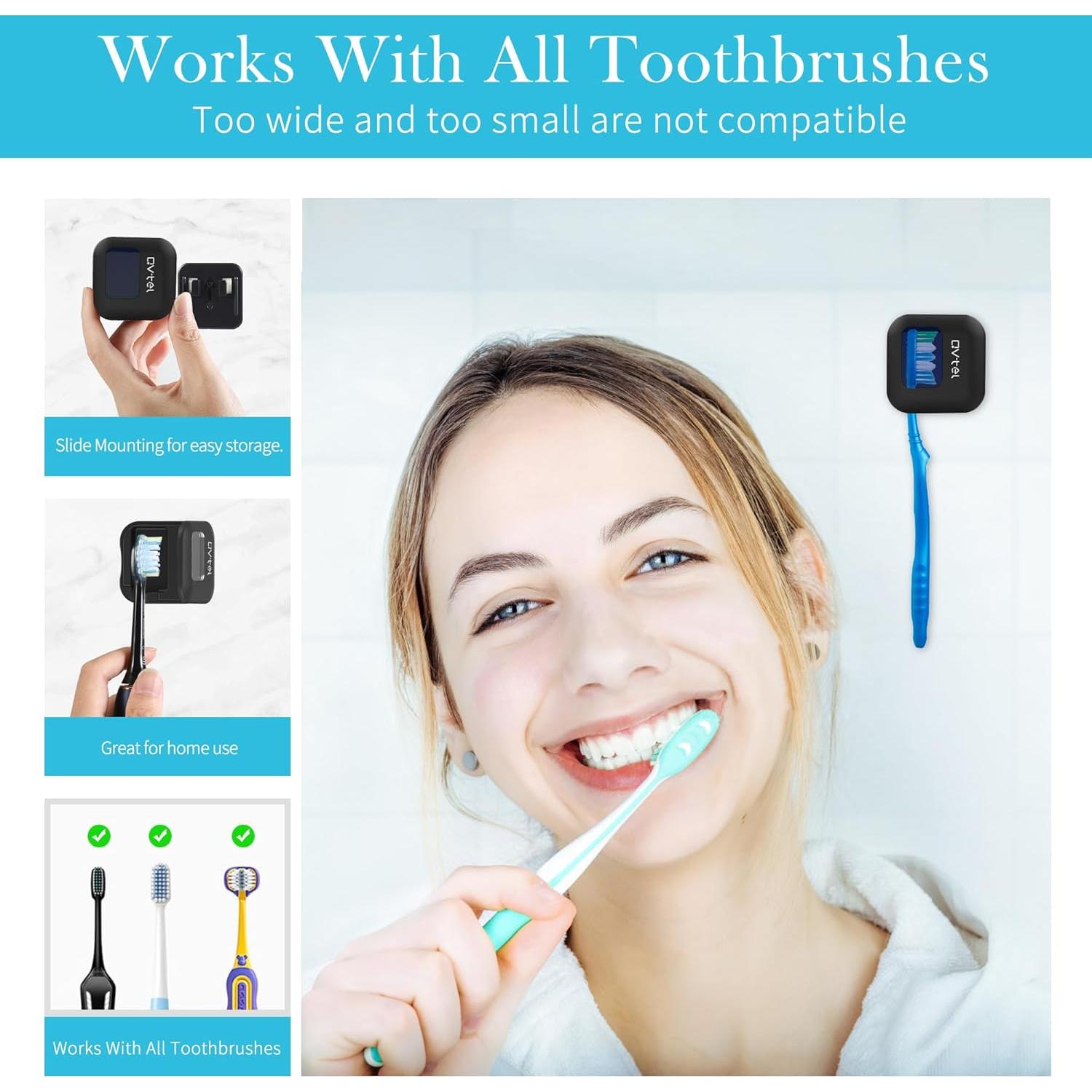 Desinfectante Portátil para Cepillos de Dientes Ovtel LLF-239