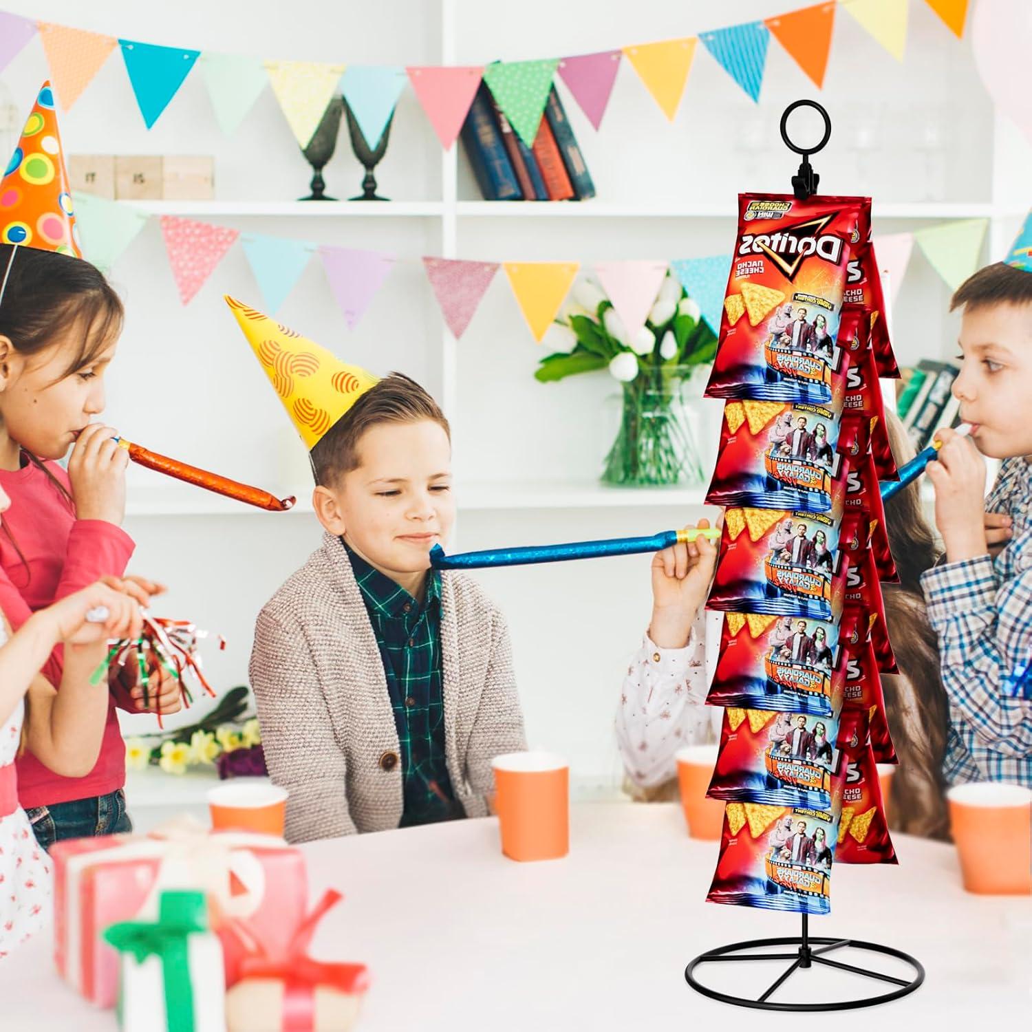 Soporte de Exhibición de Papas Fritas TJ.MOREE con 14 Clips