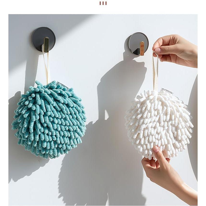 Juego de 3 Toallas de Mano Chenille Pofiko - Secado Rápido