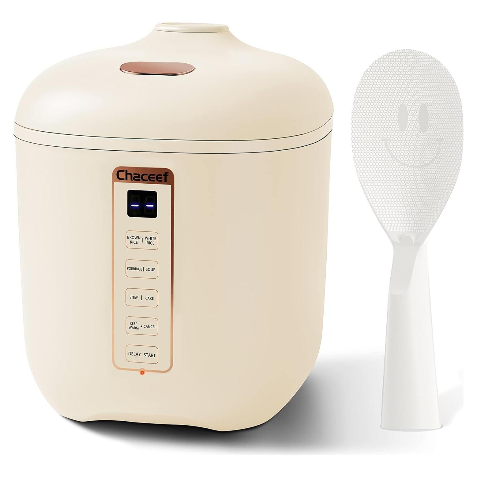 Olla Arrocera Mini CHACEEF 1.2L 2 Tazas Crudas Beige