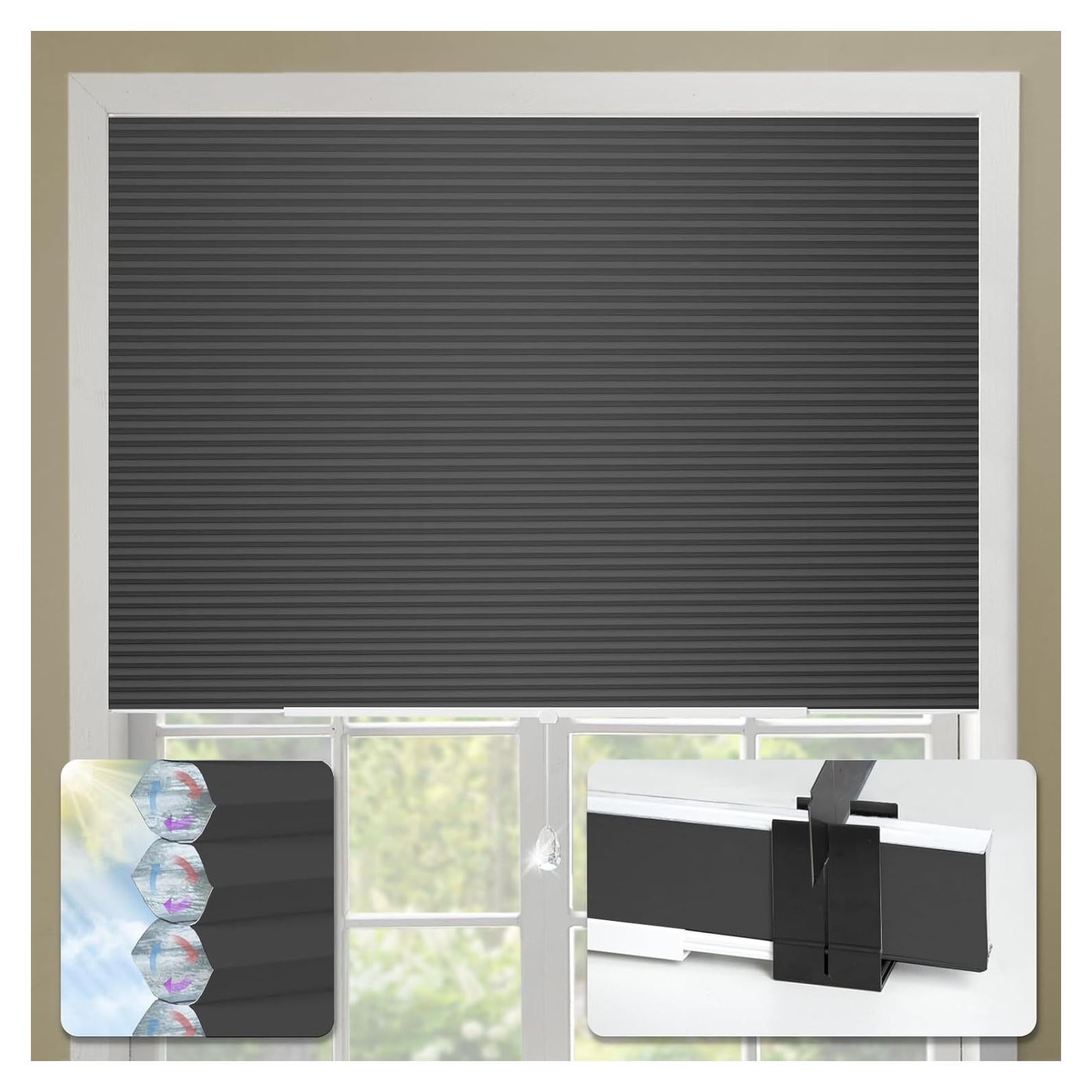 Persianas Celulares Blackout Blankendon 74cm x 162cm Personalizables