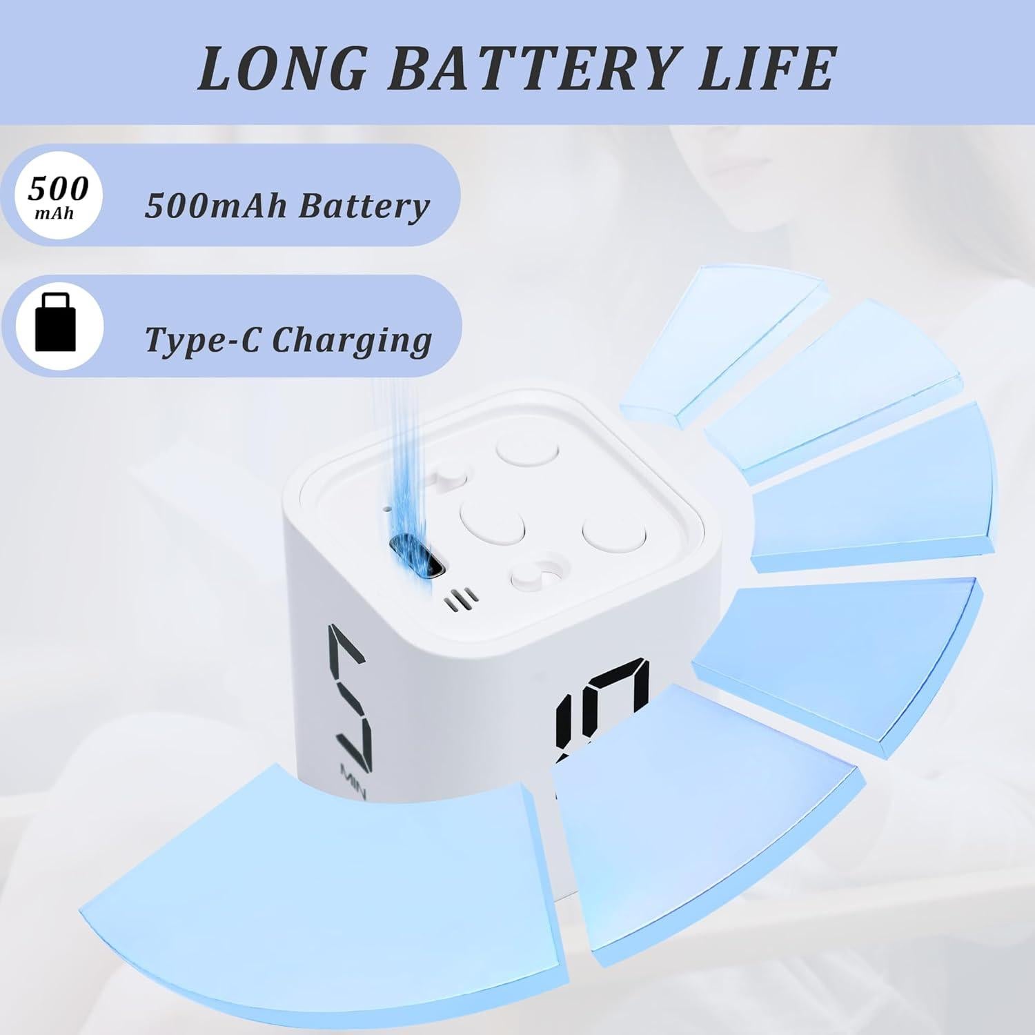 Temporizador Pomodoro Digital BXF SPORTS Blanco 5-60 Minutos