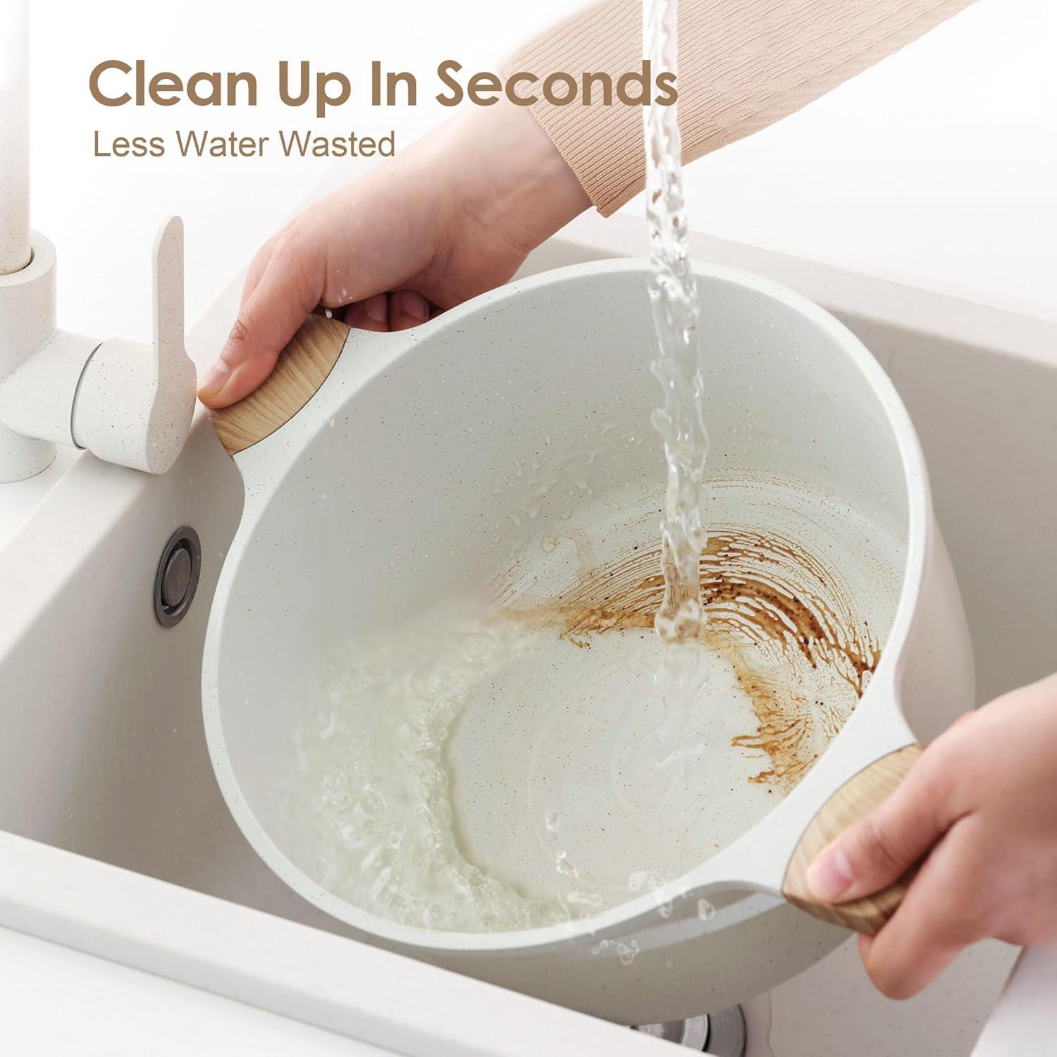 Juego de Utensilios de Cocina SENSARTE 16 Piezas Antiadherente