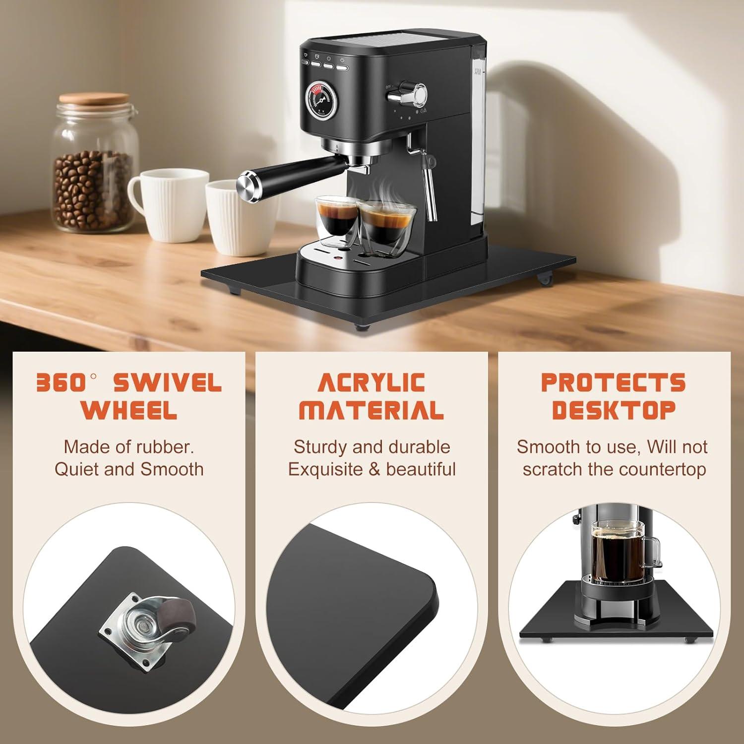 Bandeja Deslizante de Acrílico JAYOBGO 24.9x35.6cm Negra