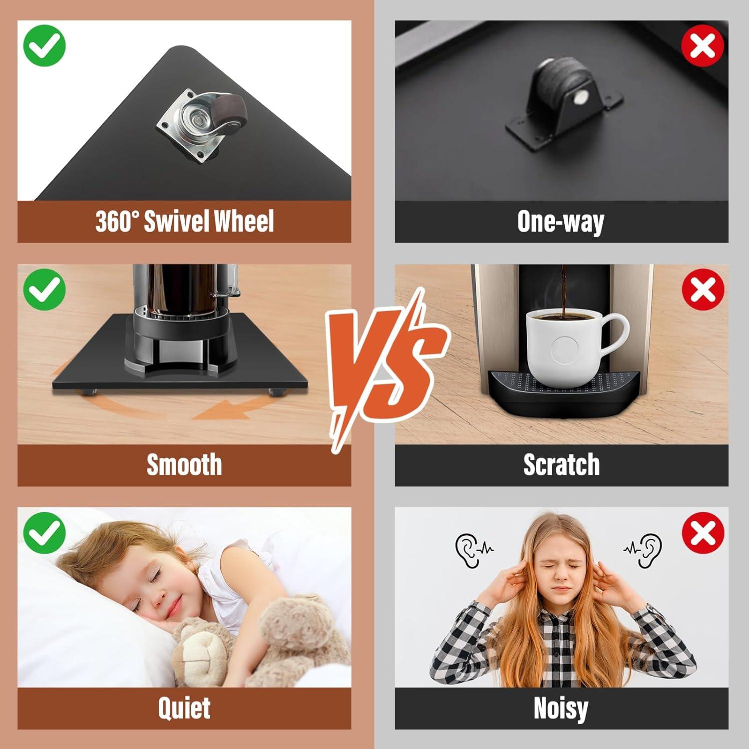 Bandeja Deslizante de Acrílico JAYOBGO 24.9x35.6cm Negra