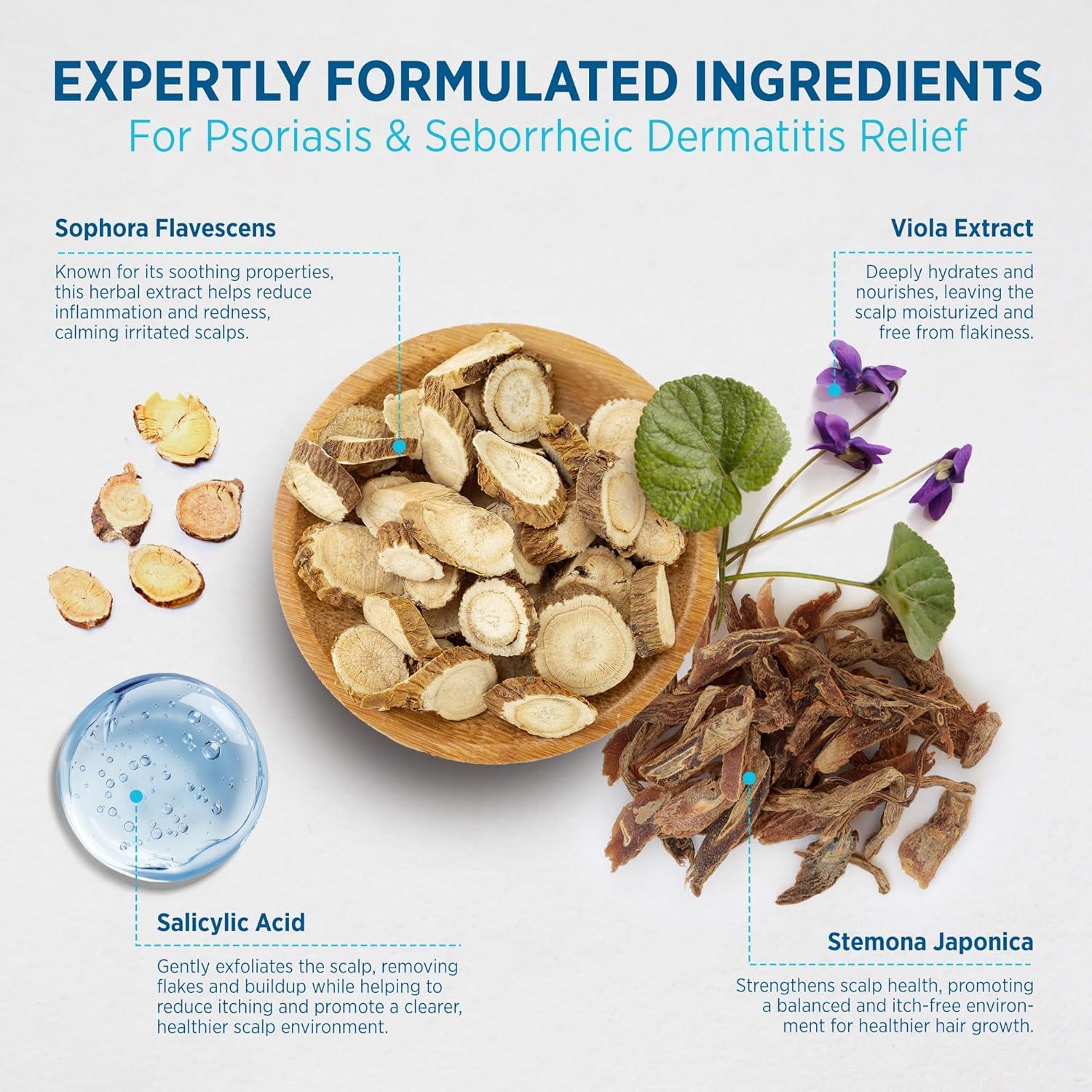 Champú Roycederm para Psoriasis y Dermatitis Seborreica - 2 Paquete