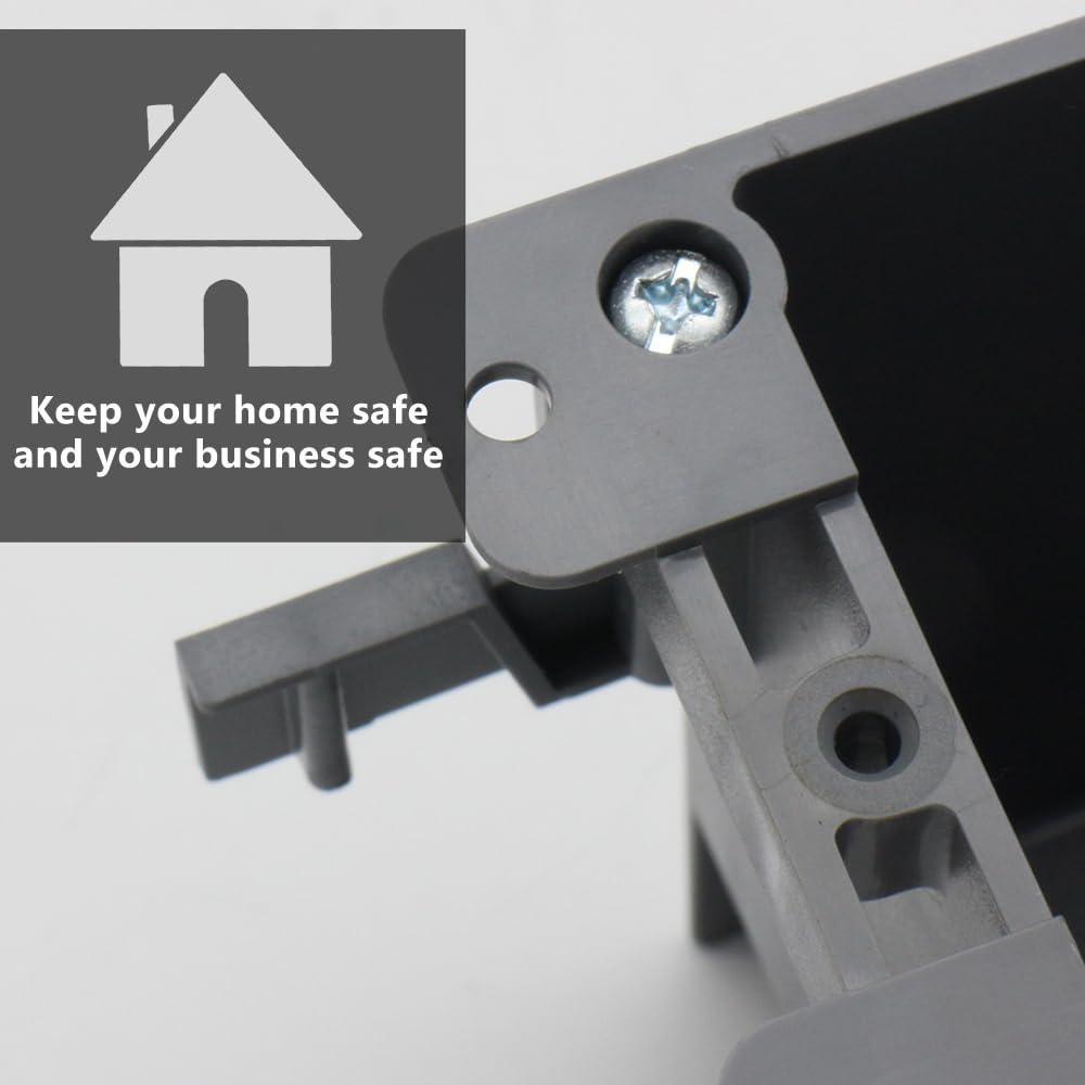 Caja de Salida Eléctrica 1 Gang MAKERELE PVC Certificada ETL