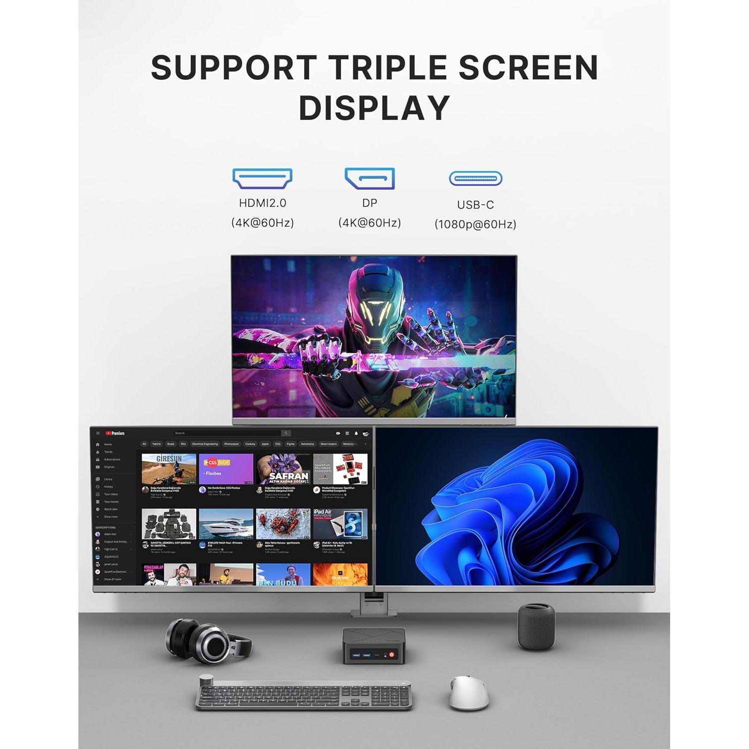 Mini PC MAGICNUC AS1 Ryzen 5 3550H 16GB RAM 512GB SSD