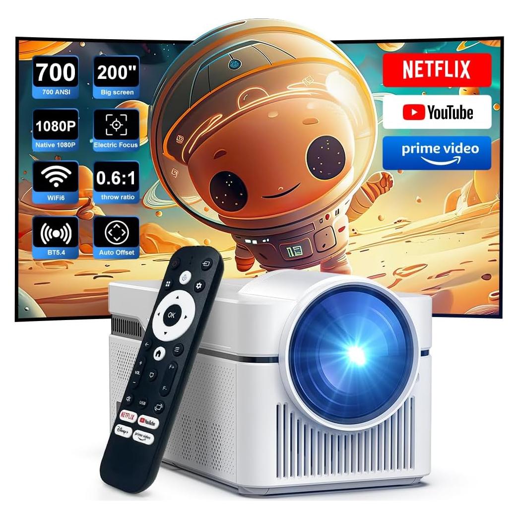 Proyector Ultra Corto Magcubic 4K Android 13 Wifi Bluetooth