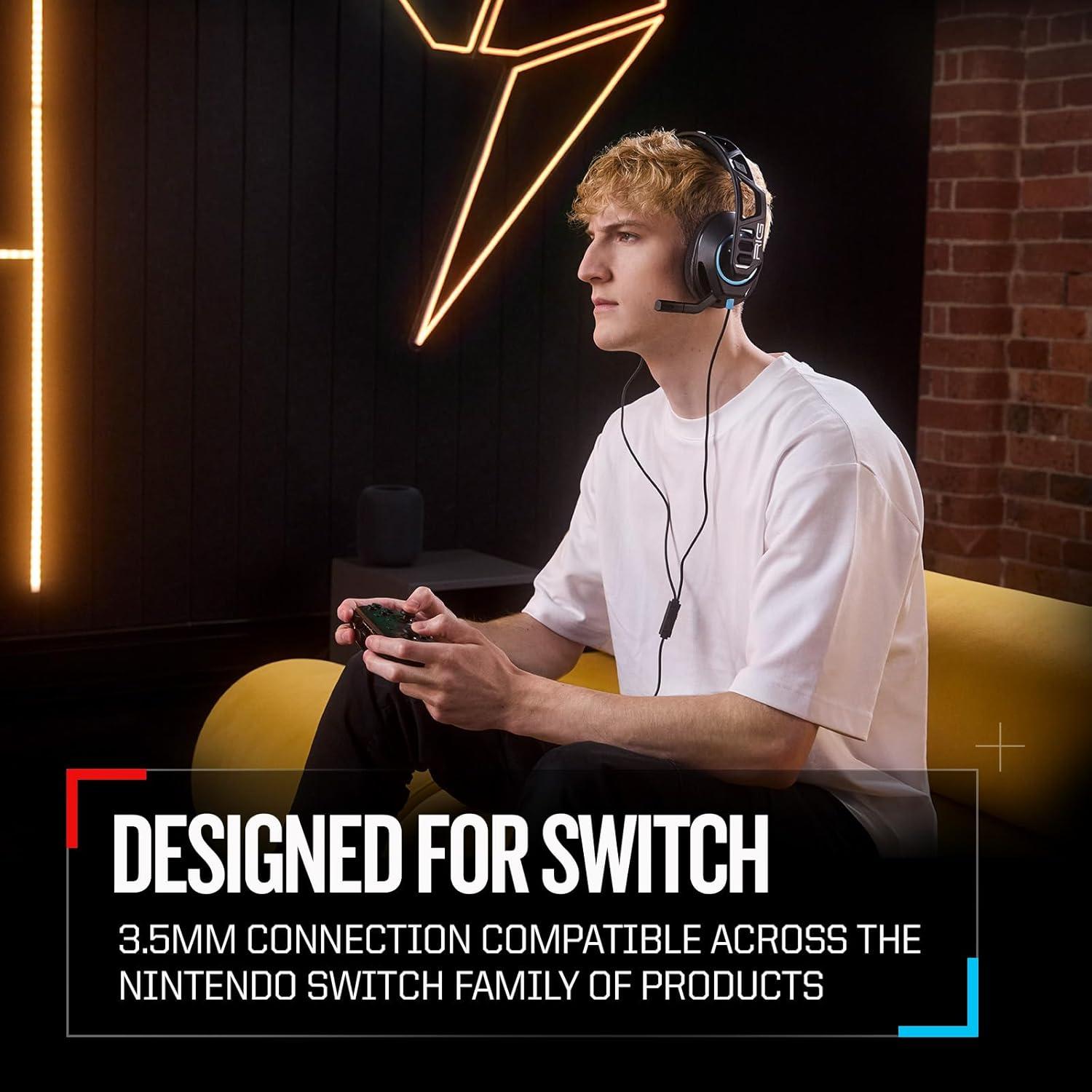 Auriculares Gaming RIG 300 PRO HN para Nintendo Switch 2 - 40mm
