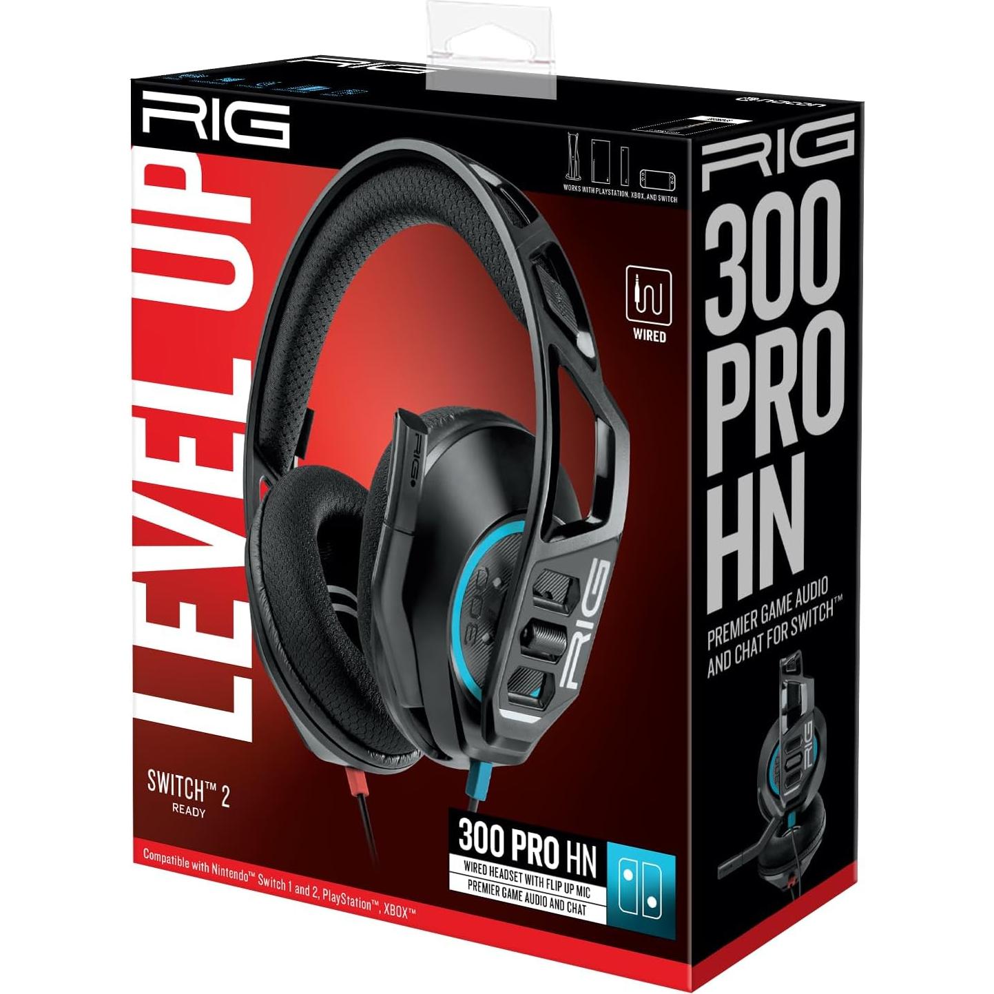 Auriculares Gaming RIG 300 PRO HN para Nintendo Switch 2 - 40mm