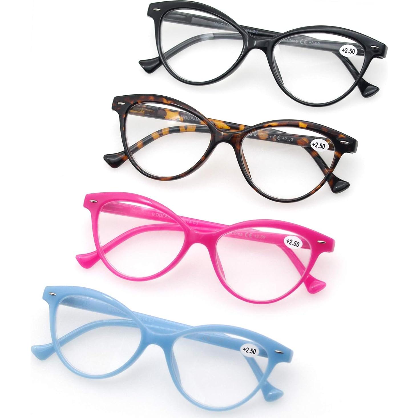 Gafas de Lectura MODFANS Ojo de Gato 4 Colores 1.0x