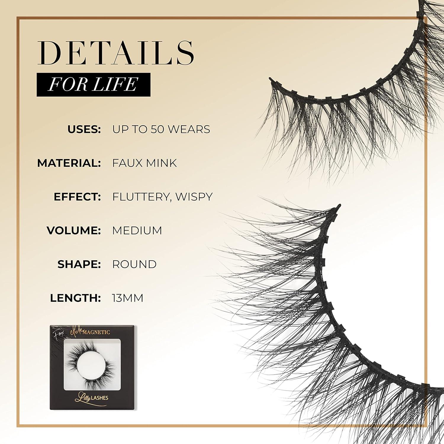 Pestañas Magnéticas Lilly Lashes Click - Para Siempre - 1 Cuenta