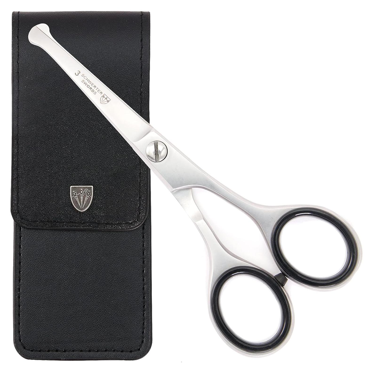 Tijeras 3 Swords Germany para vello nasal y orejas 11.5 cm