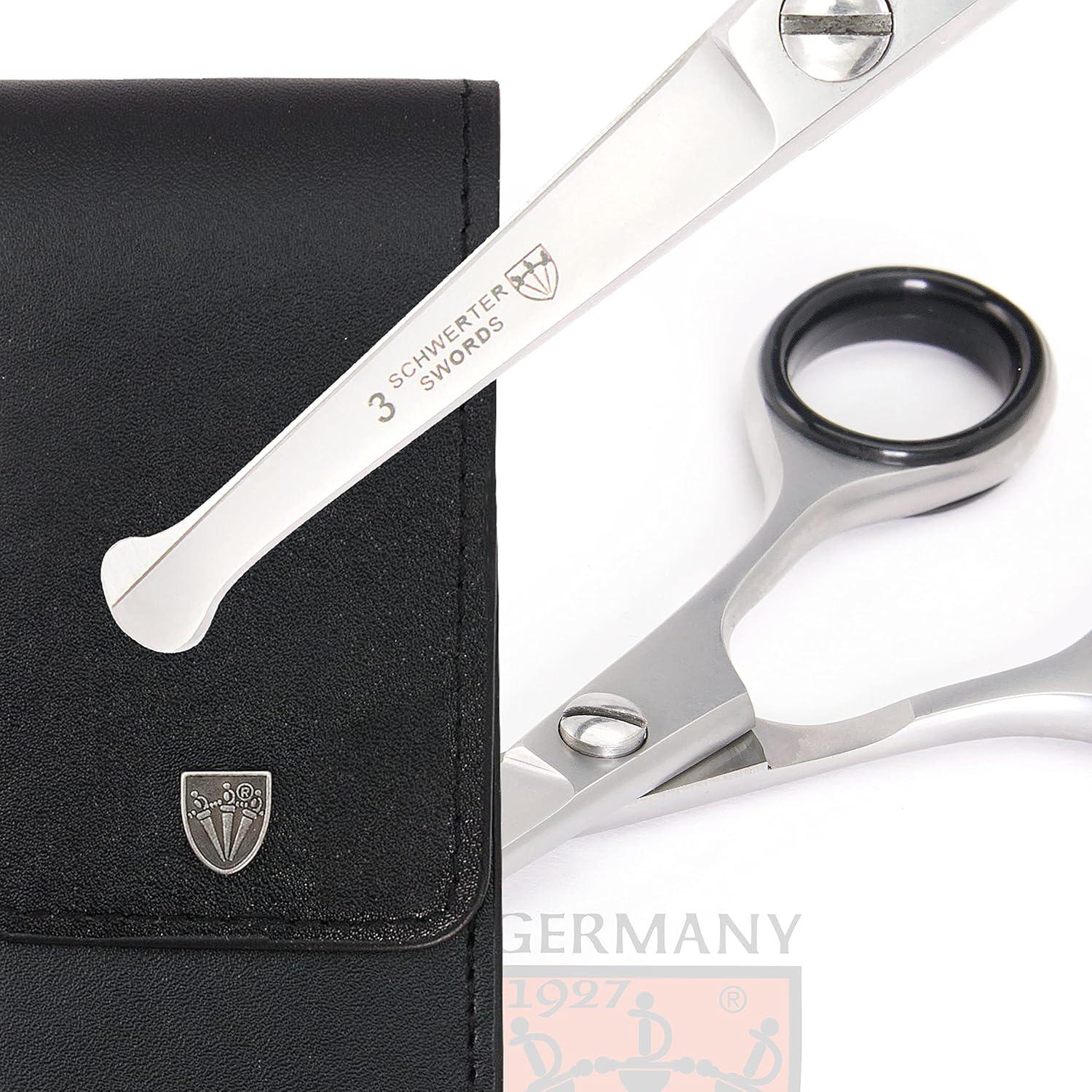 Tijeras 3 Swords Germany para vello nasal y orejas 11.5 cm