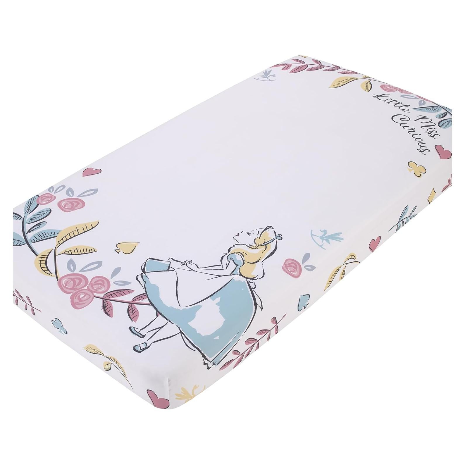Sábana Ajustable Cuna Disney Alicia en el País de las Maravillas