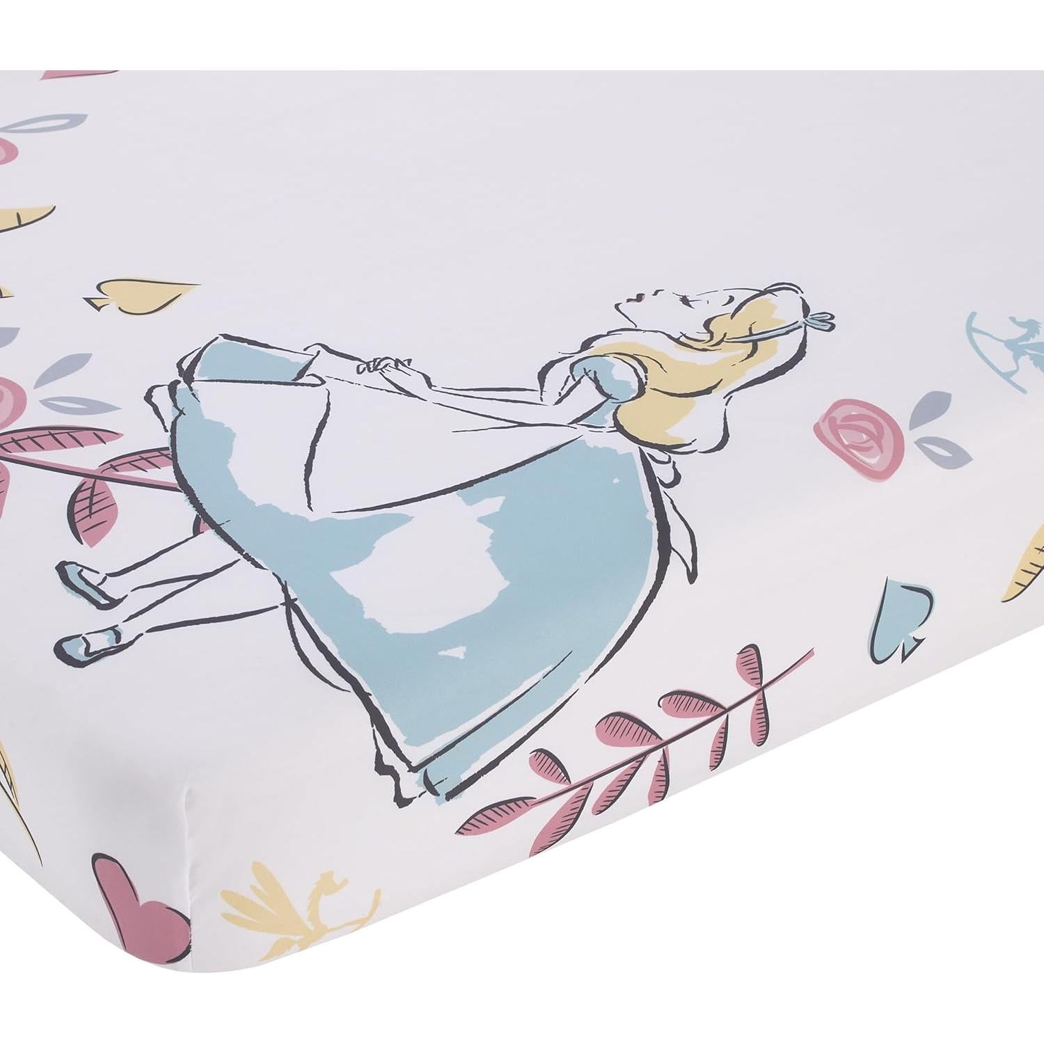 Sábana Ajustable Cuna Disney Alicia en el País de las Maravillas