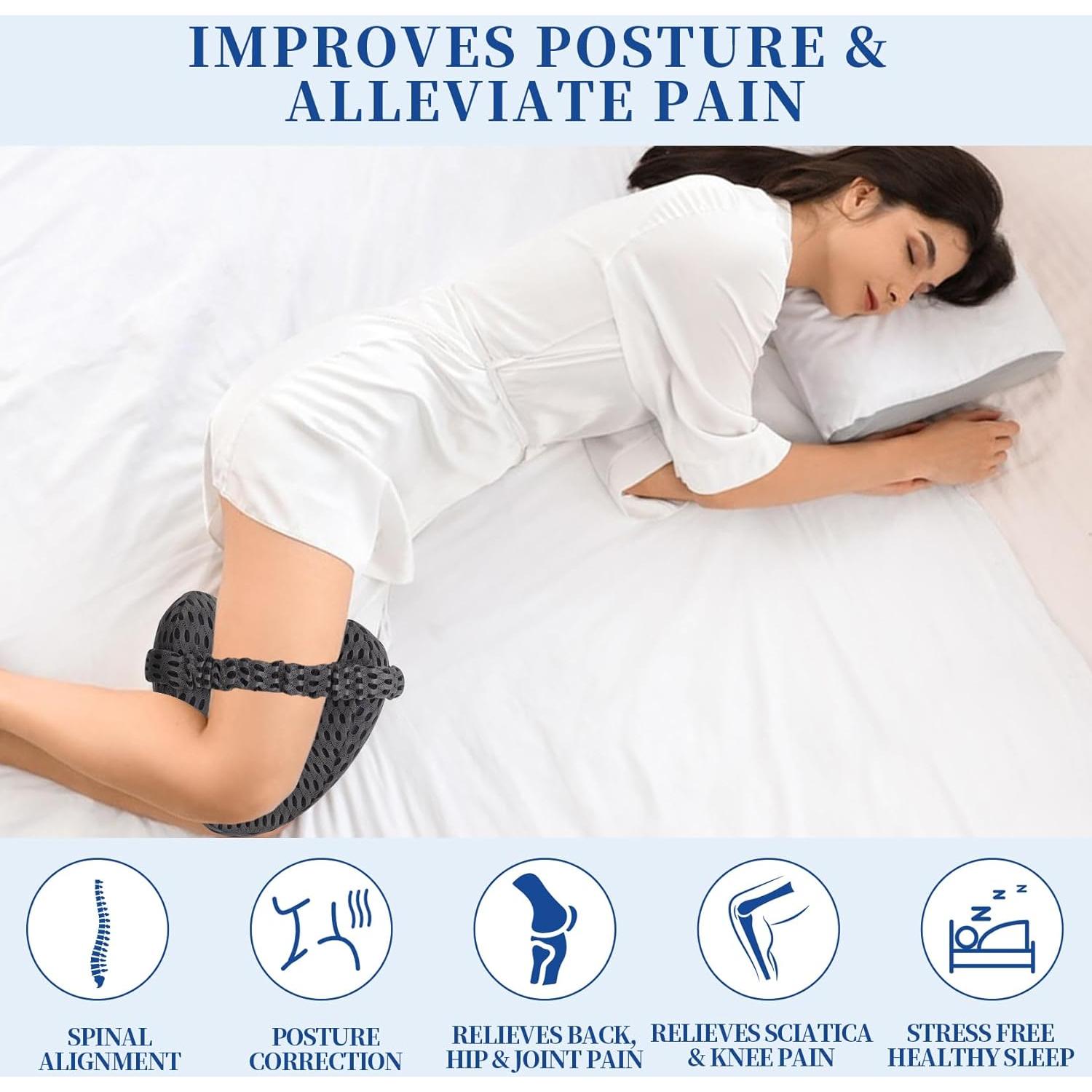 Almohada para Rodilla NOWFRESH - Espuma Viscoelástica Ajustable