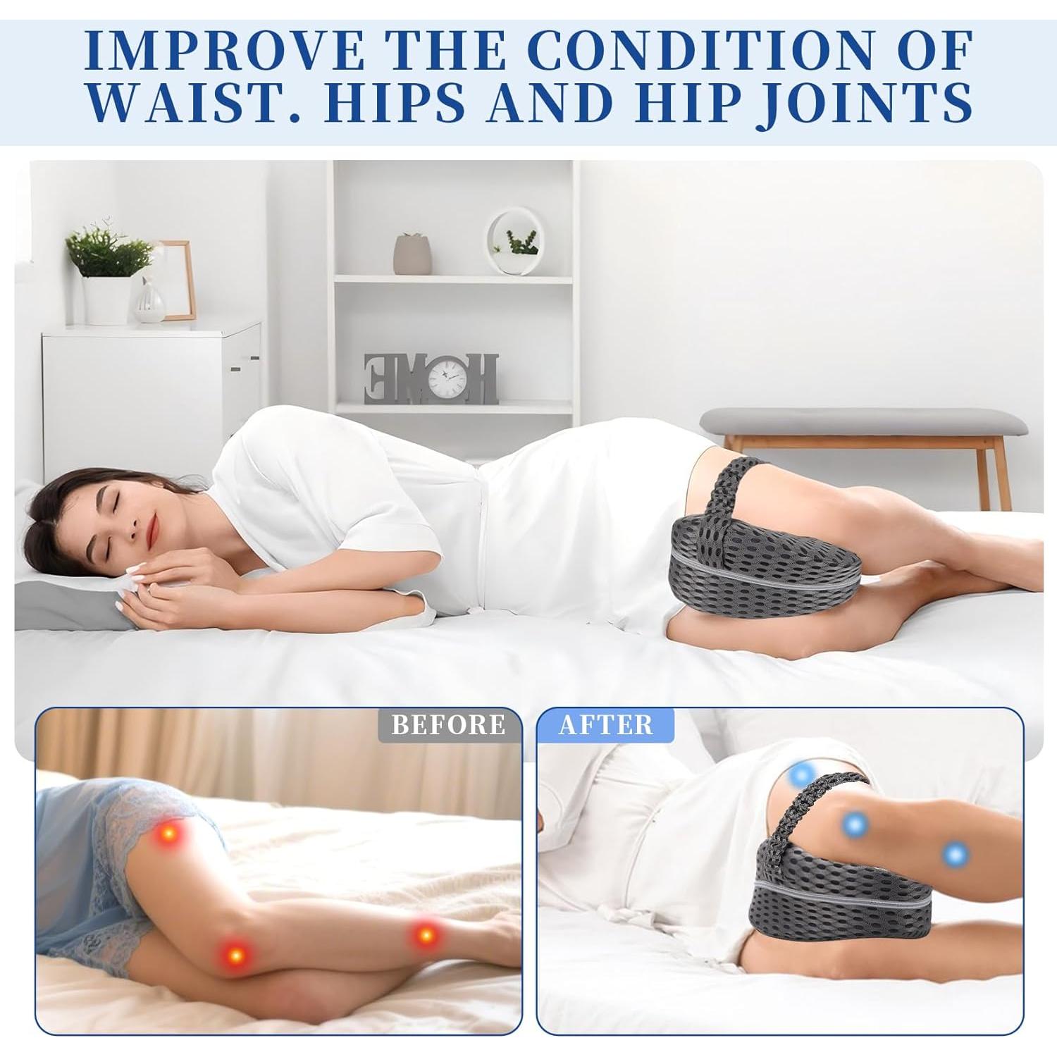 Almohada para Rodilla NOWFRESH - Espuma Viscoelástica Ajustable