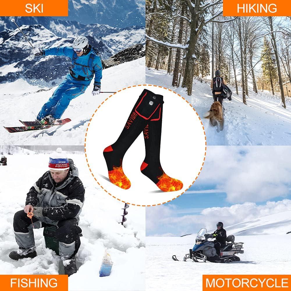 Calcetines Calentados SAVIOR HEAT Unisex Recargables 10h