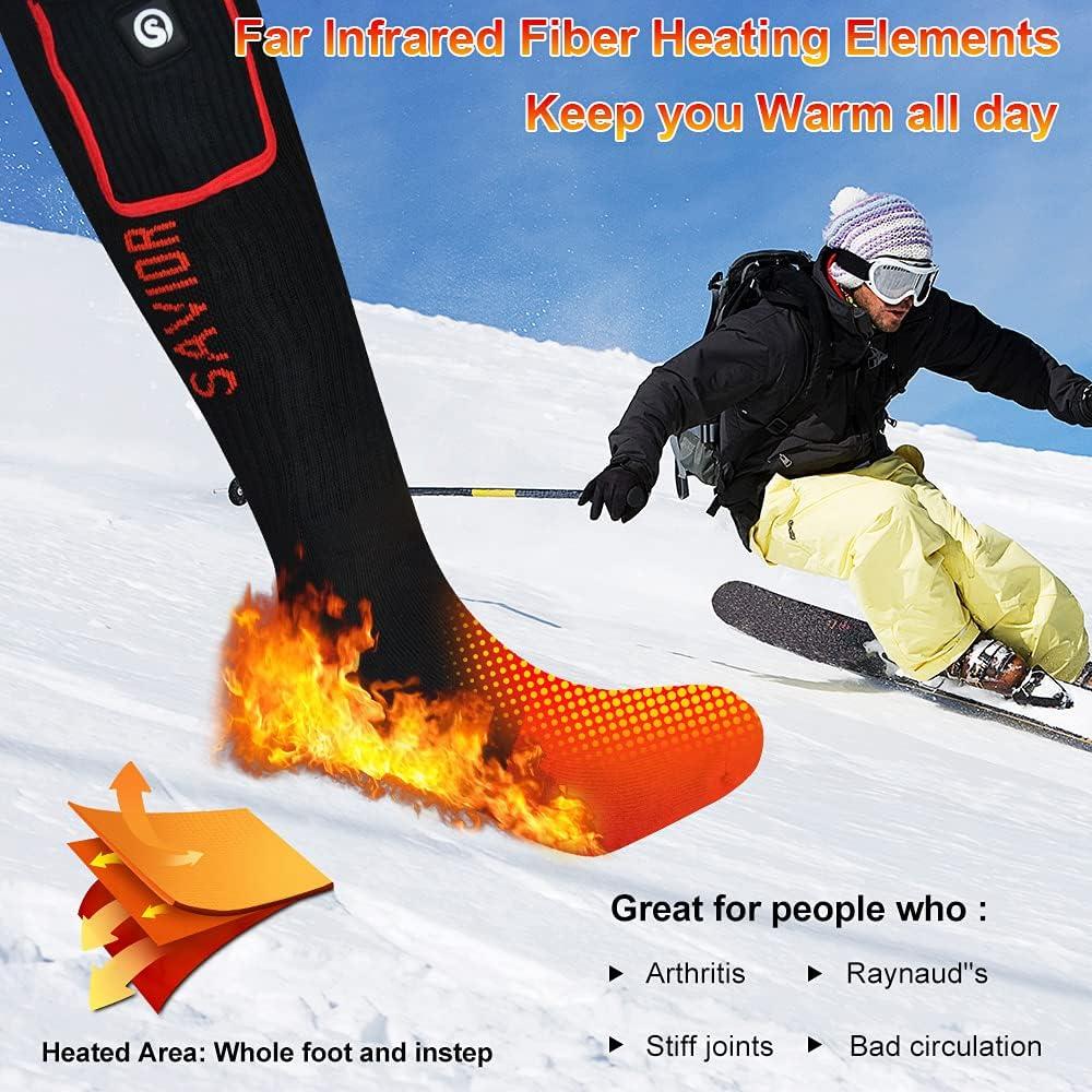 Calcetines Calentados SAVIOR HEAT Unisex Recargables 10h