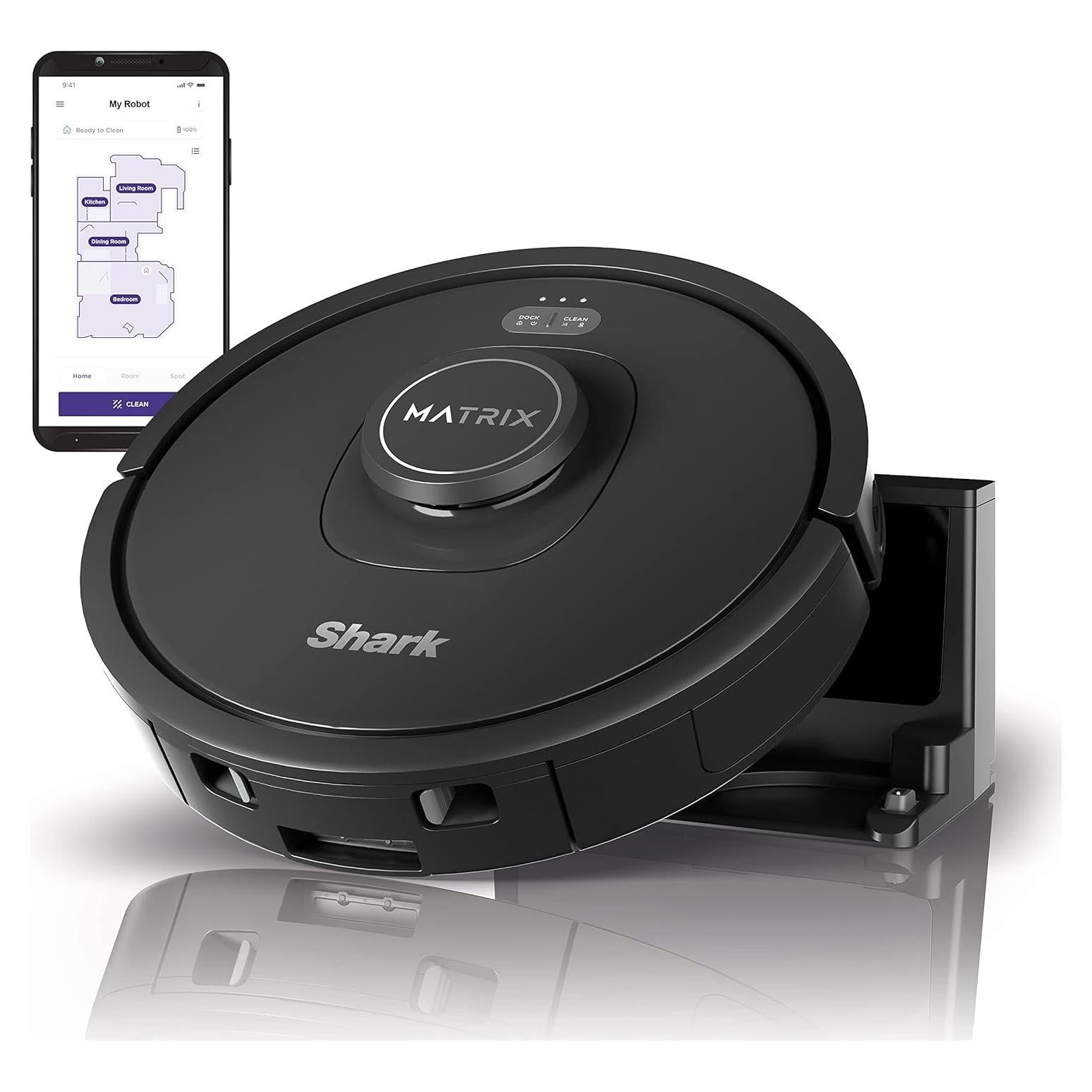 Aspiradora Robot Shark RV2310 con Mapeo LIDAR y Cepillo Autolimpiante