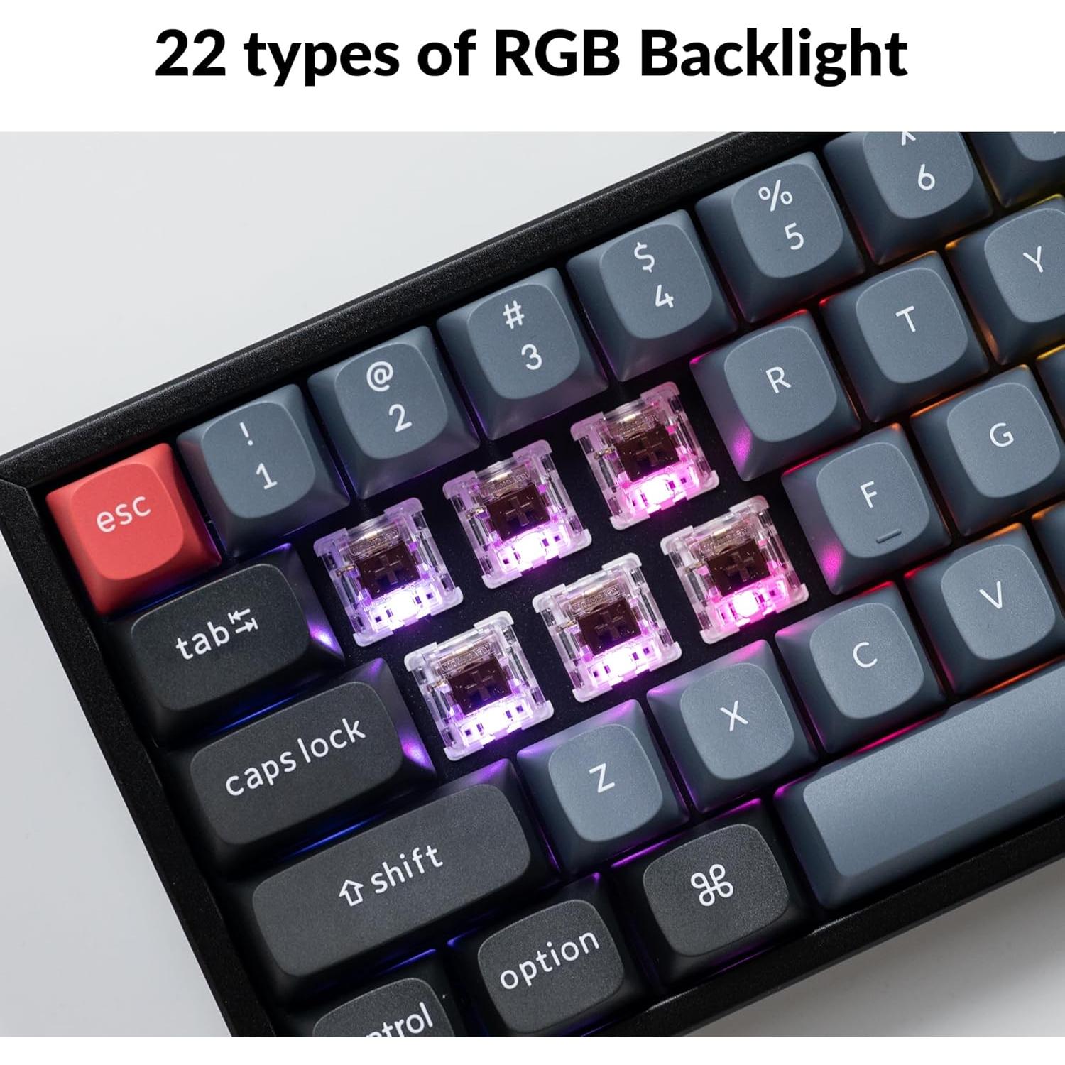 Teclado Mecánico Inalámbrico Keychron K12 Pro RGB 60%