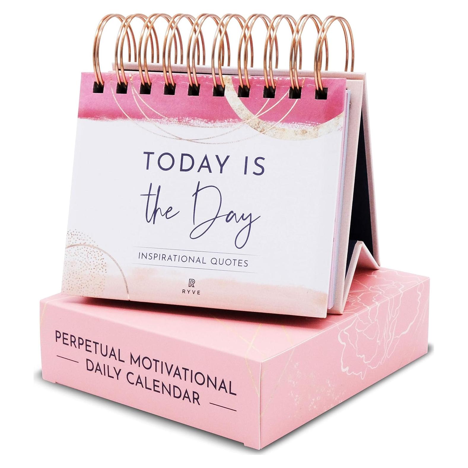 Calendario Motivacional RYVE 2025 - Rosa, Páginas Diarias